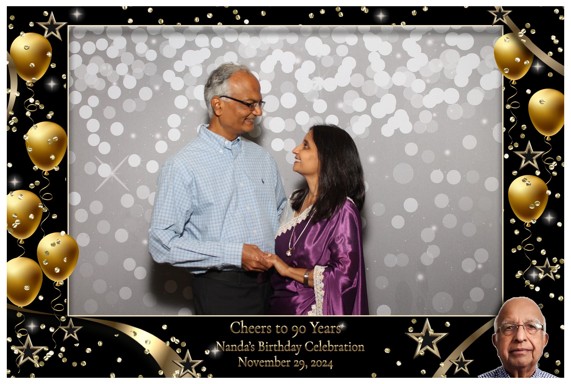 Nanda's 90th! | View more photos from the event at gallery.photoboothcincy.com/u/PhotoBoothCincy/Nandas-90th