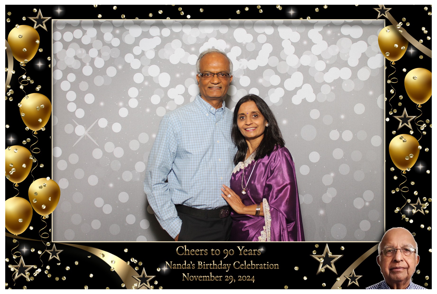 Nanda's 90th! | View more photos from the event at gallery.photoboothcincy.com/u/PhotoBoothCincy/Nandas-90th