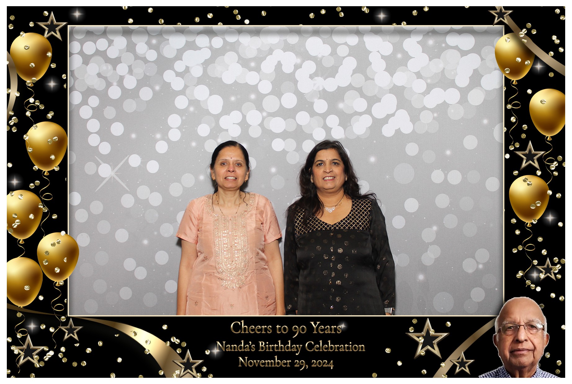 Nanda's 90th! | View more photos from the event at gallery.photoboothcincy.com/u/PhotoBoothCincy/Nandas-90th
