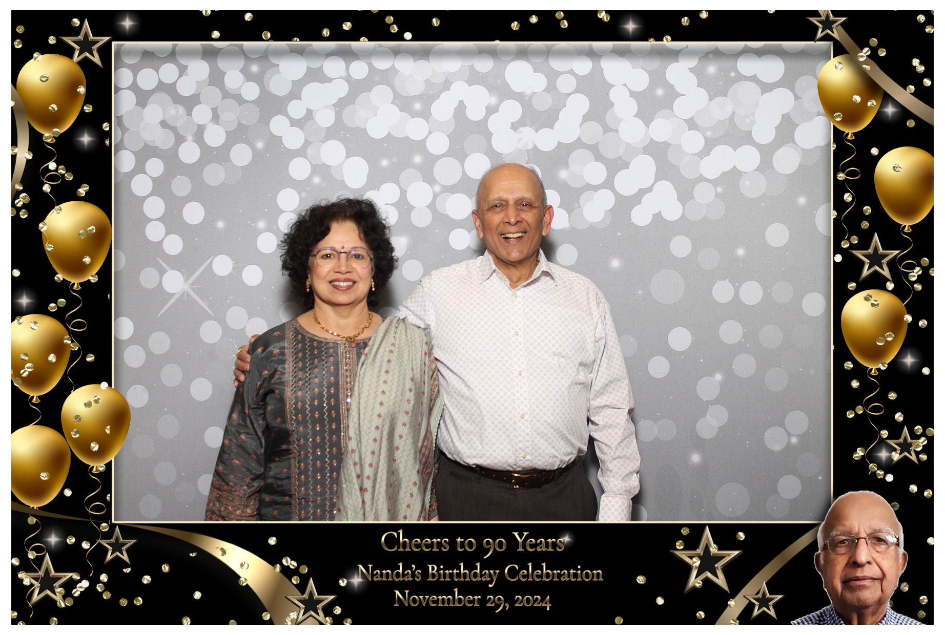 Nanda's 90th! | View more photos from the event at gallery.photoboothcincy.com/u/PhotoBoothCincy/Nandas-90th