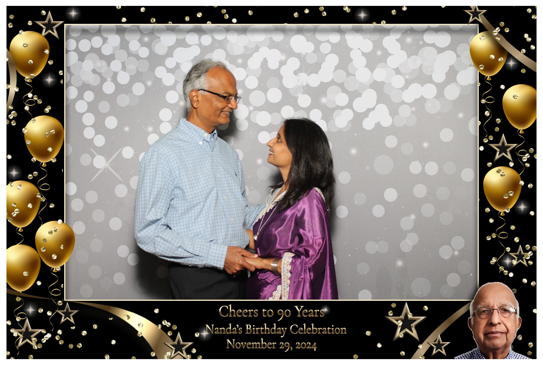 Nanda's 90th! | View more photos from the event at gallery.photoboothcincy.com/u/PhotoBoothCincy/Nandas-90th