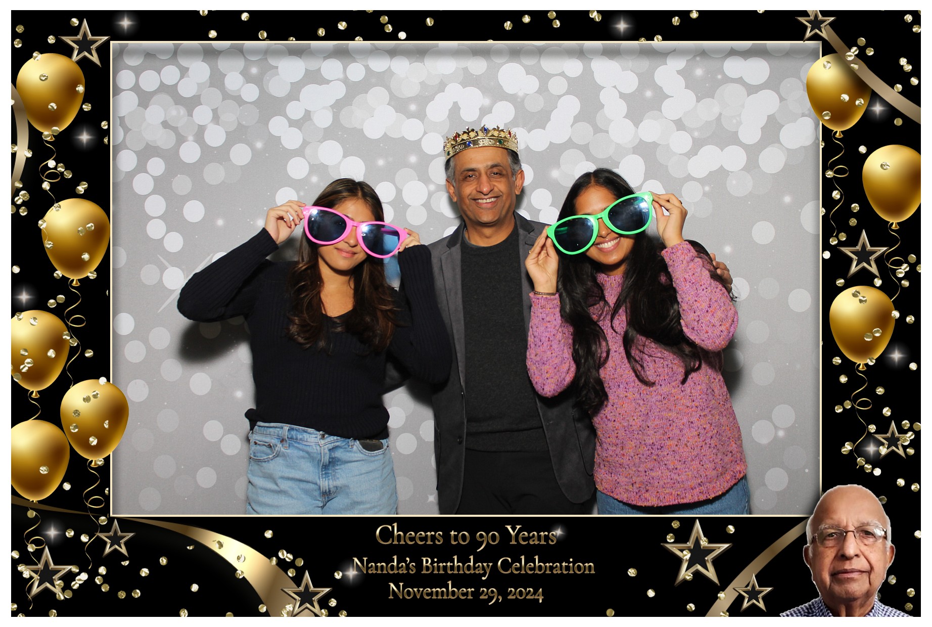 Nanda's 90th! | View more photos from the event at gallery.photoboothcincy.com/u/PhotoBoothCincy/Nandas-90th