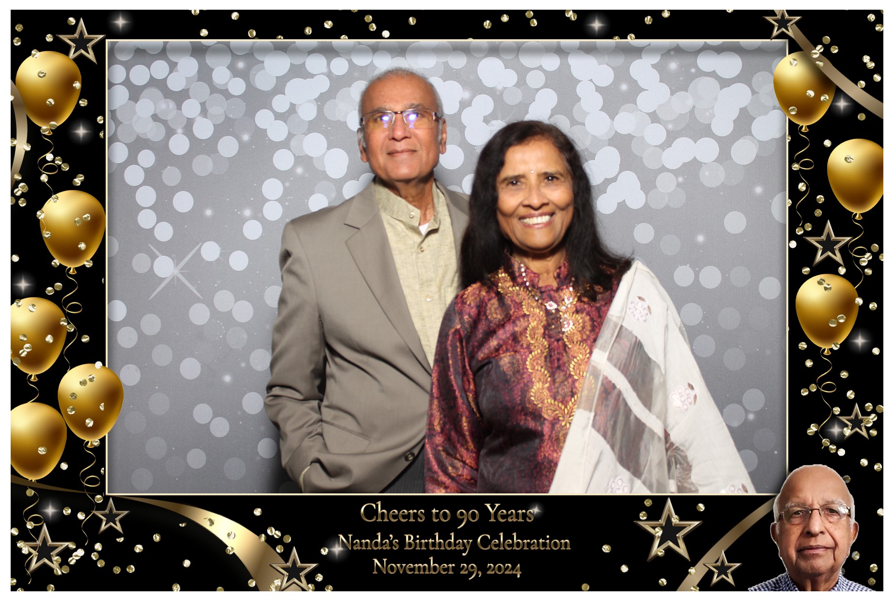 Nanda's 90th! | View more photos from the event at gallery.photoboothcincy.com/u/PhotoBoothCincy/Nandas-90th