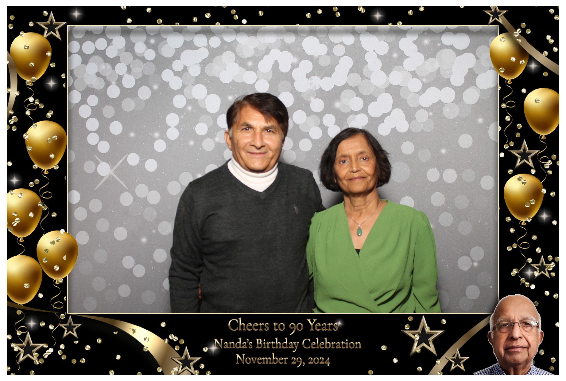 Nanda's 90th! | View more photos from the event at gallery.photoboothcincy.com/u/PhotoBoothCincy/Nandas-90th