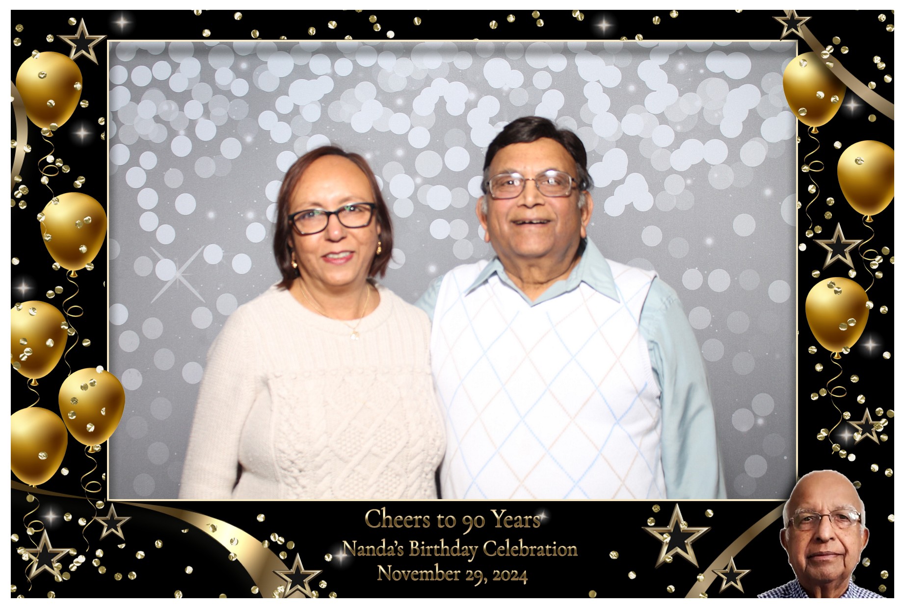 Nanda's 90th! | View more photos from the event at gallery.photoboothcincy.com/u/PhotoBoothCincy/Nandas-90th