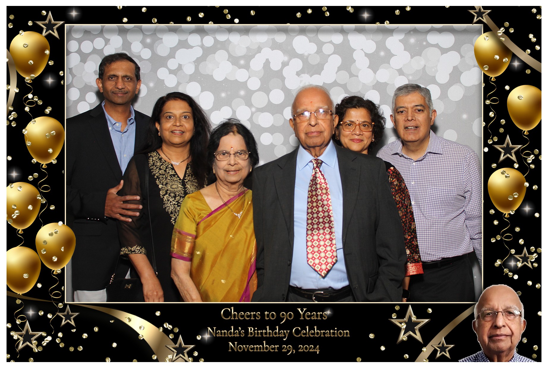 Nanda's 90th! | View more photos from the event at gallery.photoboothcincy.com/u/PhotoBoothCincy/Nandas-90th