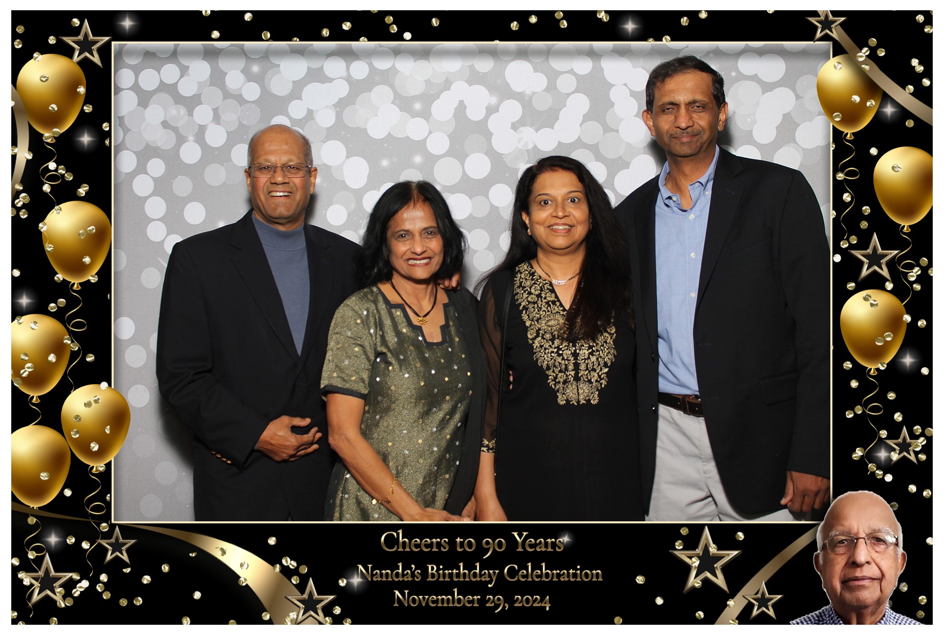 Nanda's 90th! | View more photos from the event at gallery.photoboothcincy.com/u/PhotoBoothCincy/Nandas-90th