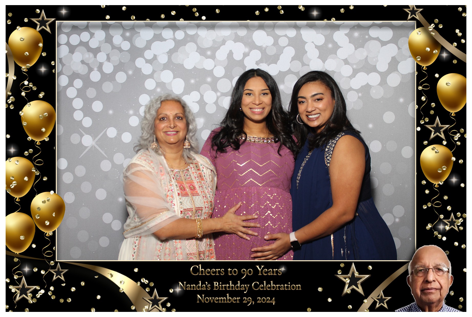 Nanda's 90th! | View more photos from the event at gallery.photoboothcincy.com/u/PhotoBoothCincy/Nandas-90th