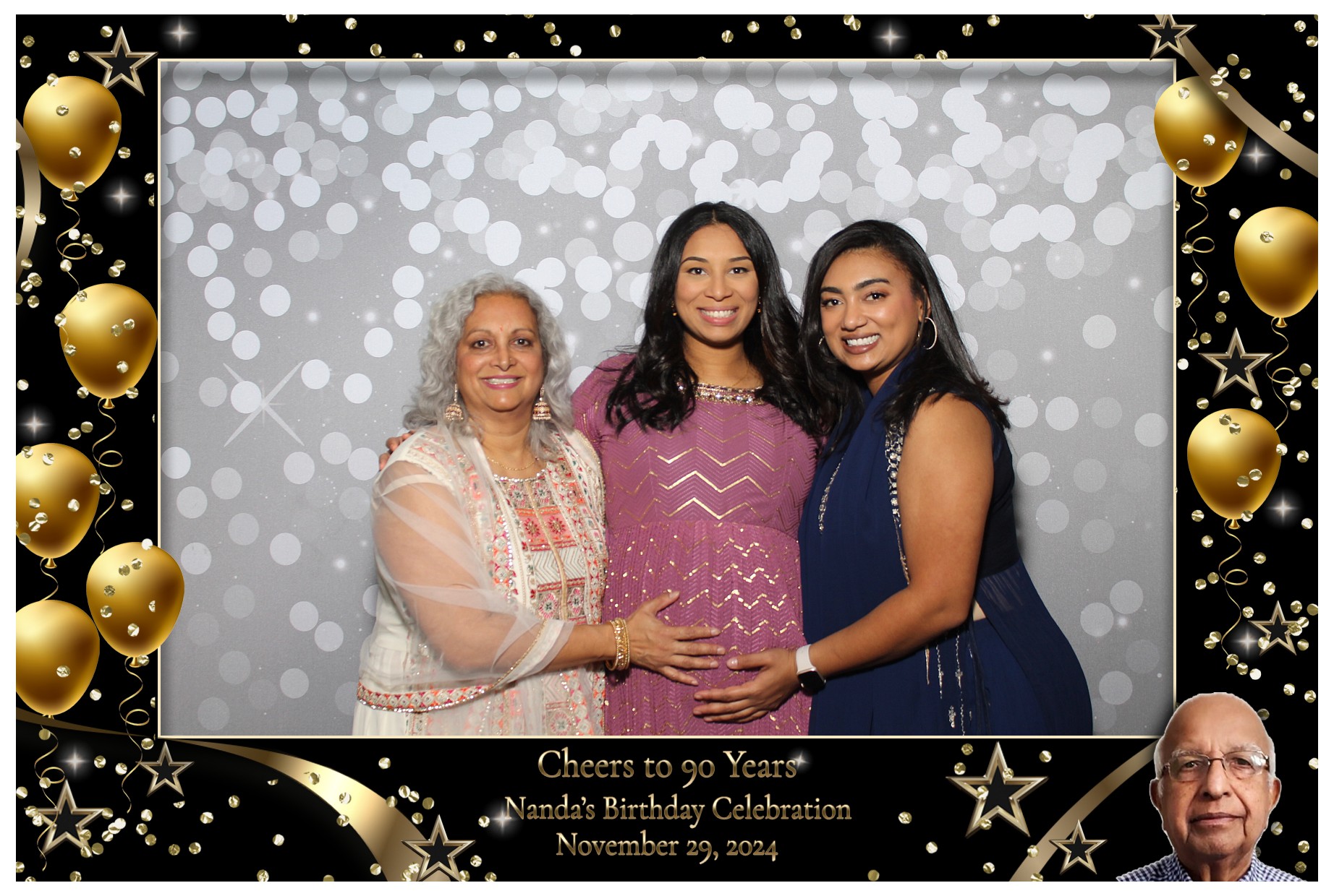 Nanda's 90th! | View more photos from the event at gallery.photoboothcincy.com/u/PhotoBoothCincy/Nandas-90th