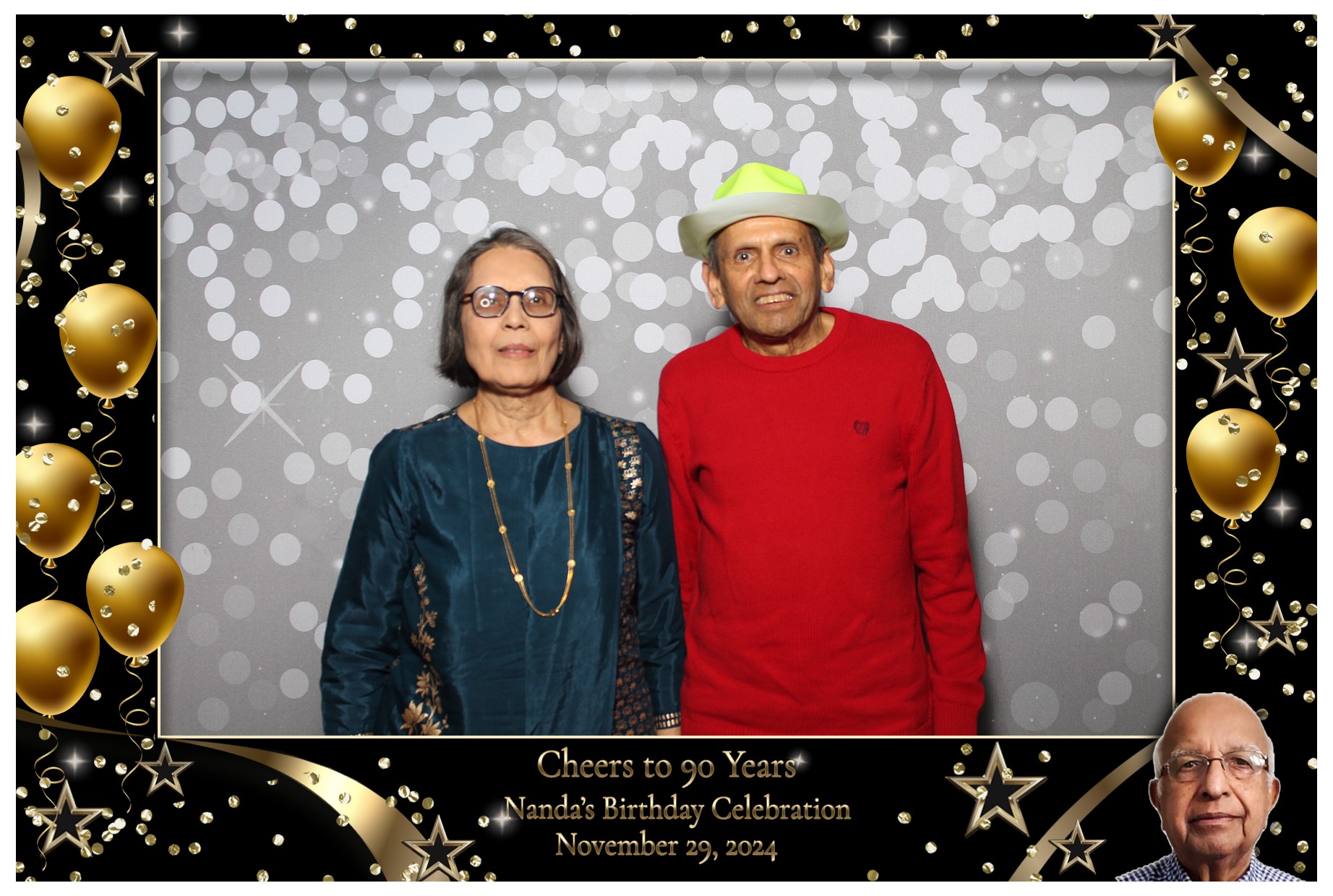 Nanda's 90th! | View more photos from the event at gallery.photoboothcincy.com/u/PhotoBoothCincy/Nandas-90th