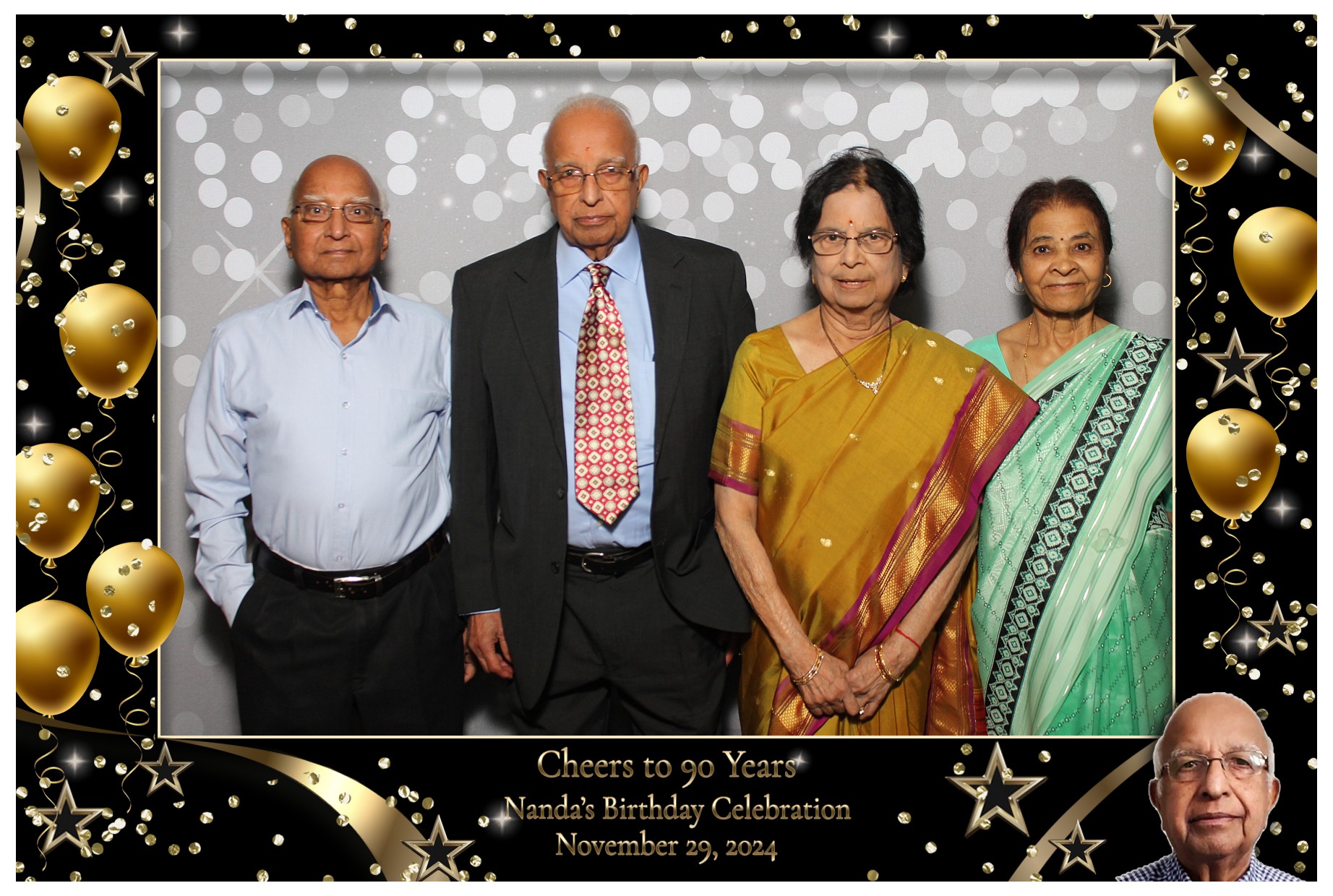 Nanda's 90th! | View more photos from the event at gallery.photoboothcincy.com/u/PhotoBoothCincy/Nandas-90th