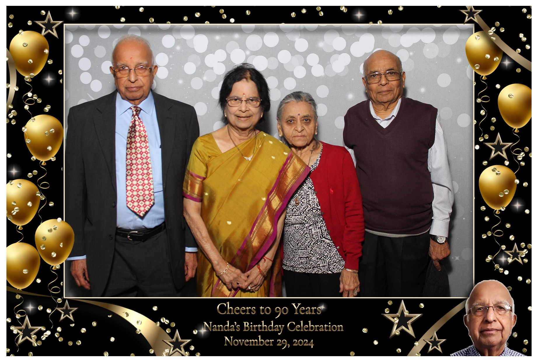 Nanda's 90th! | View more photos from the event at gallery.photoboothcincy.com/u/PhotoBoothCincy/Nandas-90th
