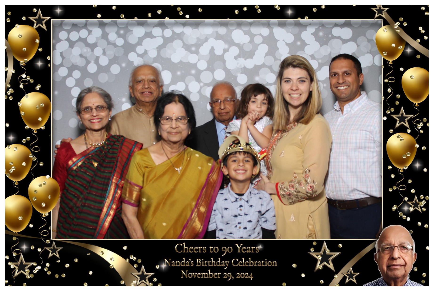 Nanda's 90th! | View more photos from the event at gallery.photoboothcincy.com/u/PhotoBoothCincy/Nandas-90th