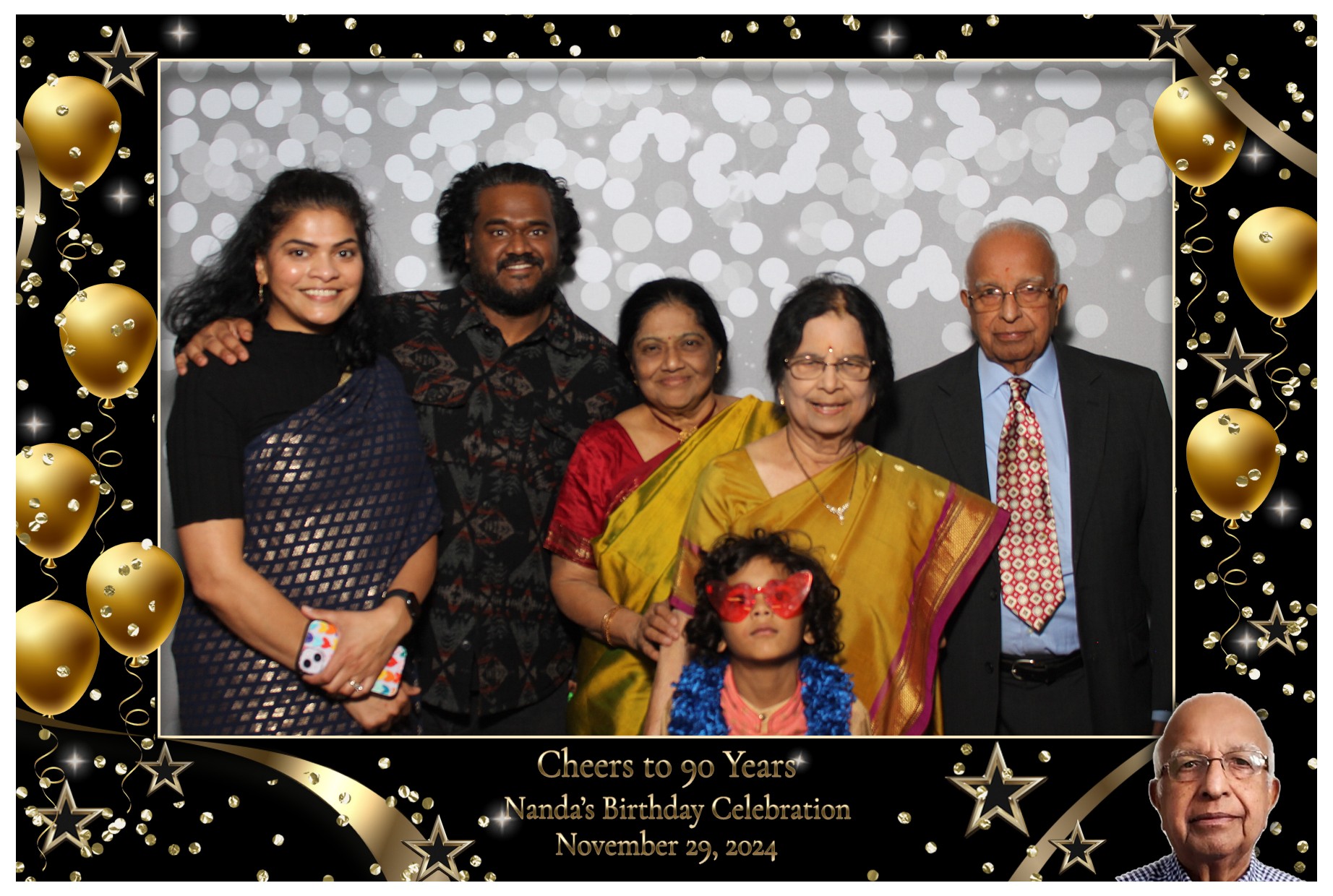 Nanda's 90th! | View more photos from the event at gallery.photoboothcincy.com/u/PhotoBoothCincy/Nandas-90th
