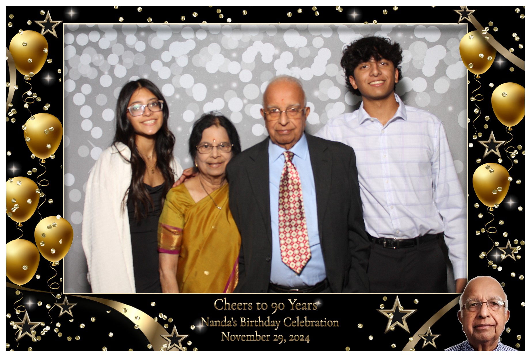 Nanda's 90th! | View more photos from the event at gallery.photoboothcincy.com/u/PhotoBoothCincy/Nandas-90th