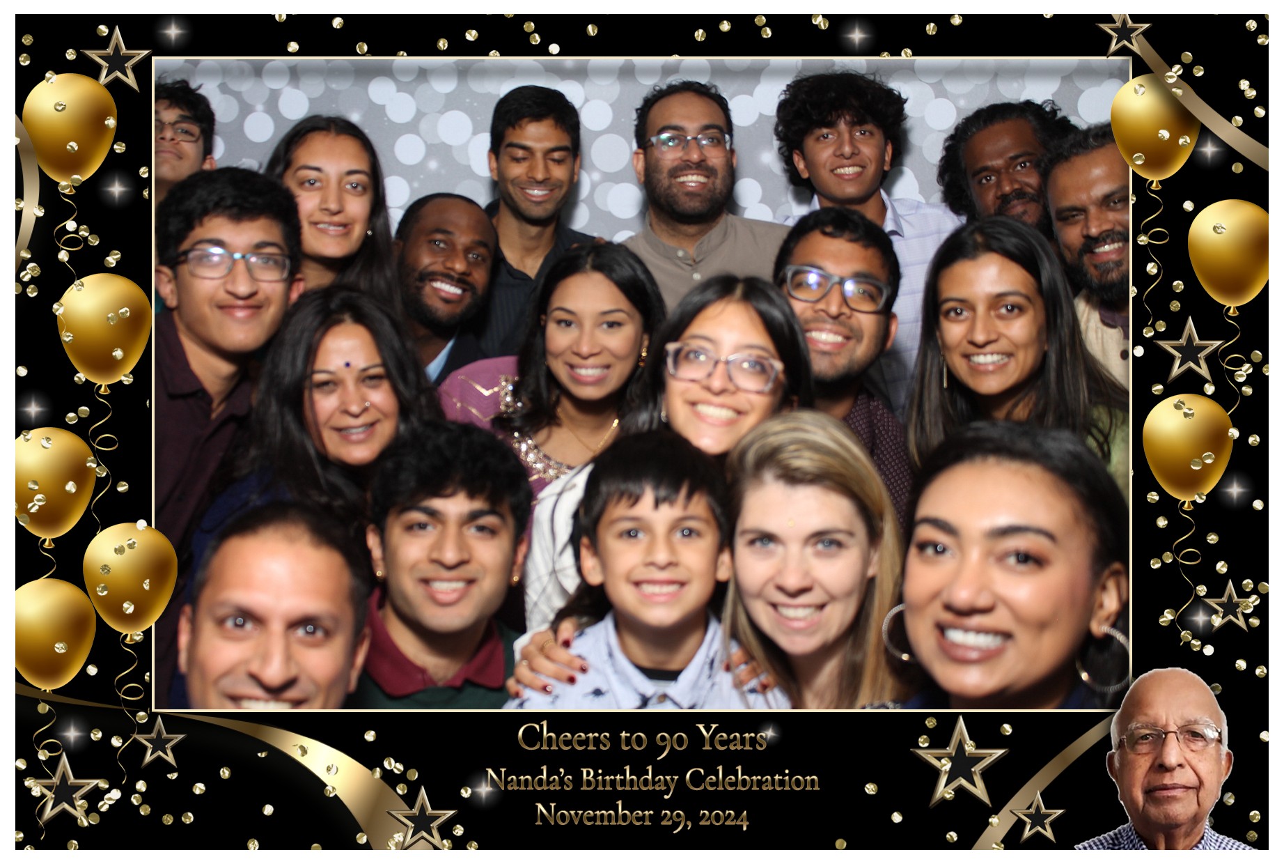 Nanda's 90th! | View more photos from the event at gallery.photoboothcincy.com/u/PhotoBoothCincy/Nandas-90th