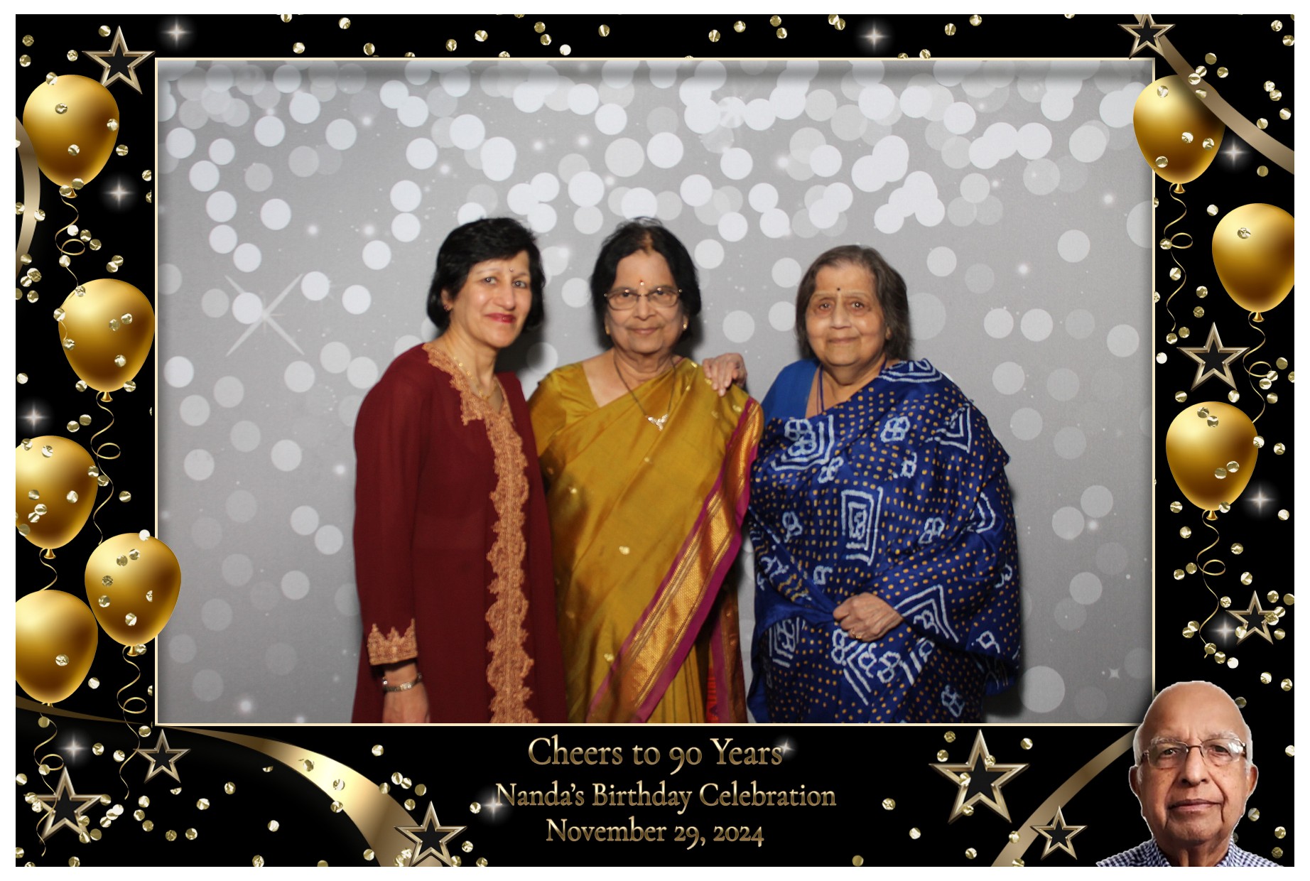 Nanda's 90th! | View more photos from the event at gallery.photoboothcincy.com/u/PhotoBoothCincy/Nandas-90th