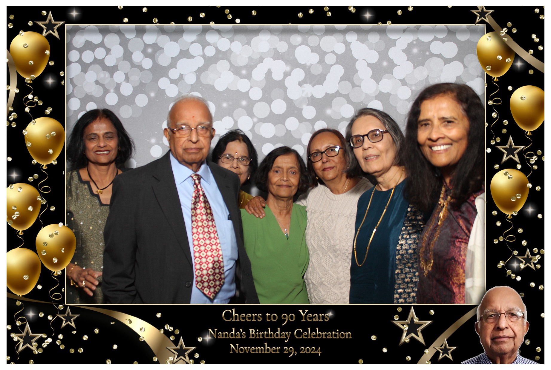 Nanda's 90th! | View more photos from the event at gallery.photoboothcincy.com/u/PhotoBoothCincy/Nandas-90th