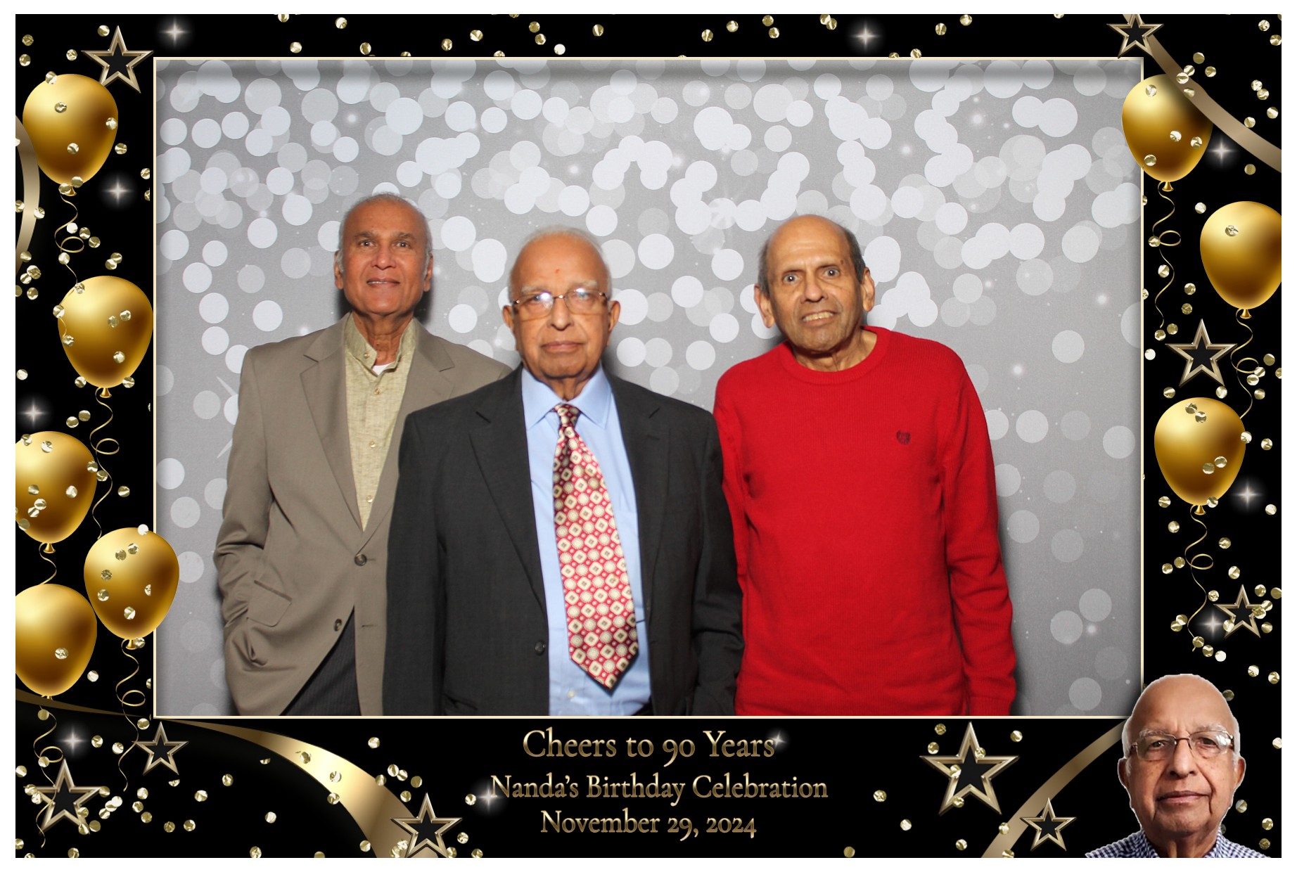Nanda's 90th! | View more photos from the event at gallery.photoboothcincy.com/u/PhotoBoothCincy/Nandas-90th
