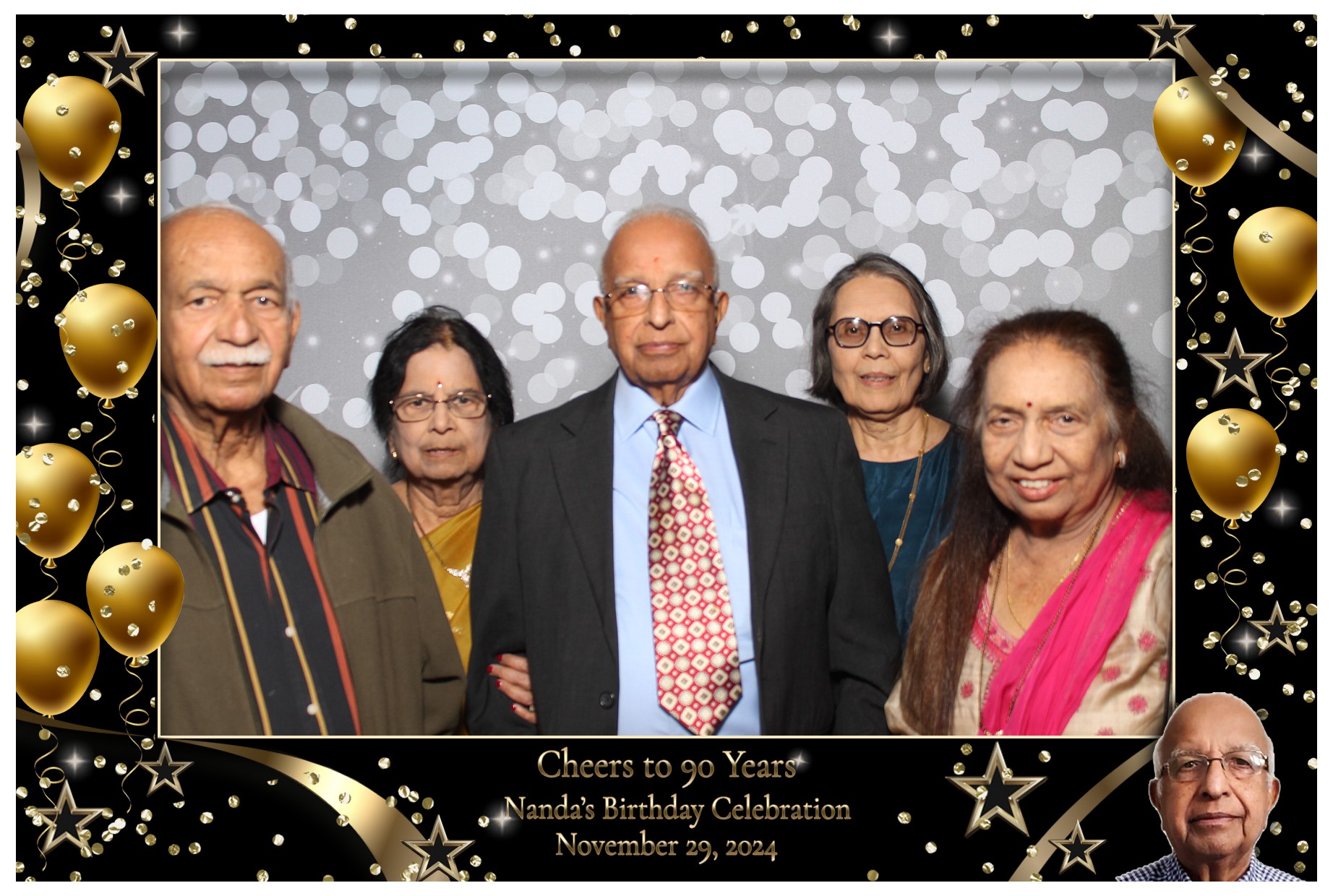 Nanda's 90th! | View more photos from the event at gallery.photoboothcincy.com/u/PhotoBoothCincy/Nandas-90th
