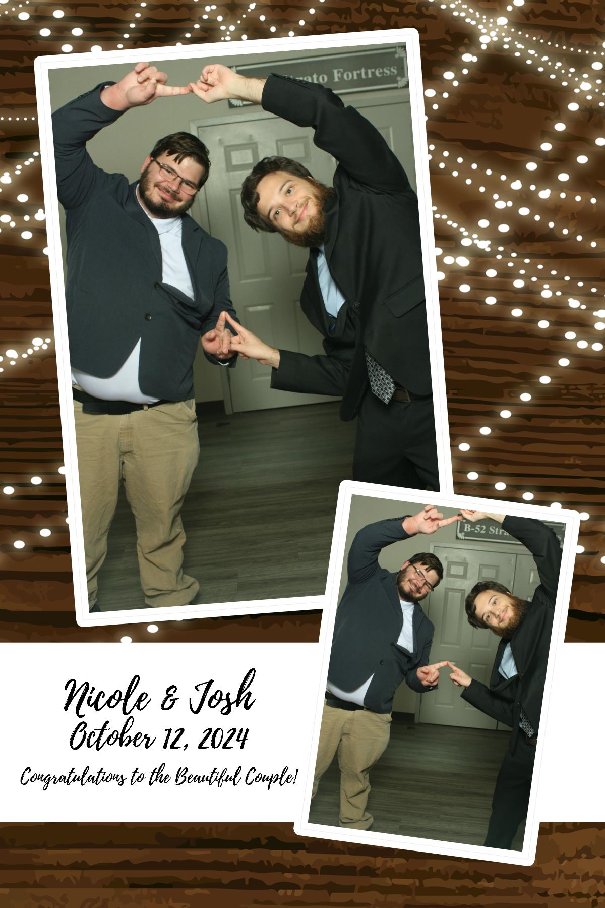 Nicole & Josh | View more photos from the event at gallery.photoboothcincy.com/u/PhotoBoothCincy/Nicole-Josh