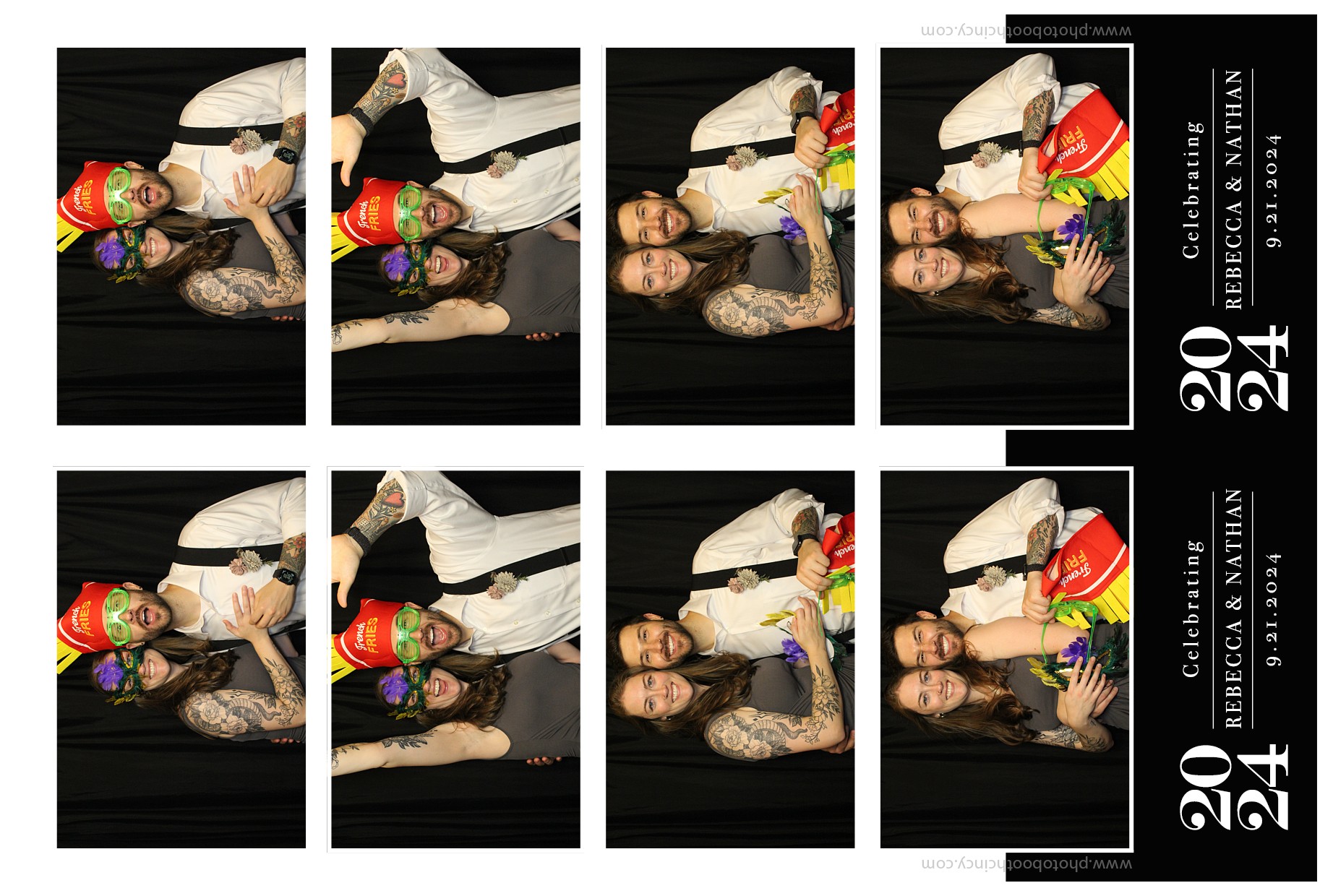 Rebecca & Nathan | View more photos from the event at gallery.photoboothcincy.com/u/PhotoBoothCincy/Rebecca-Nathan