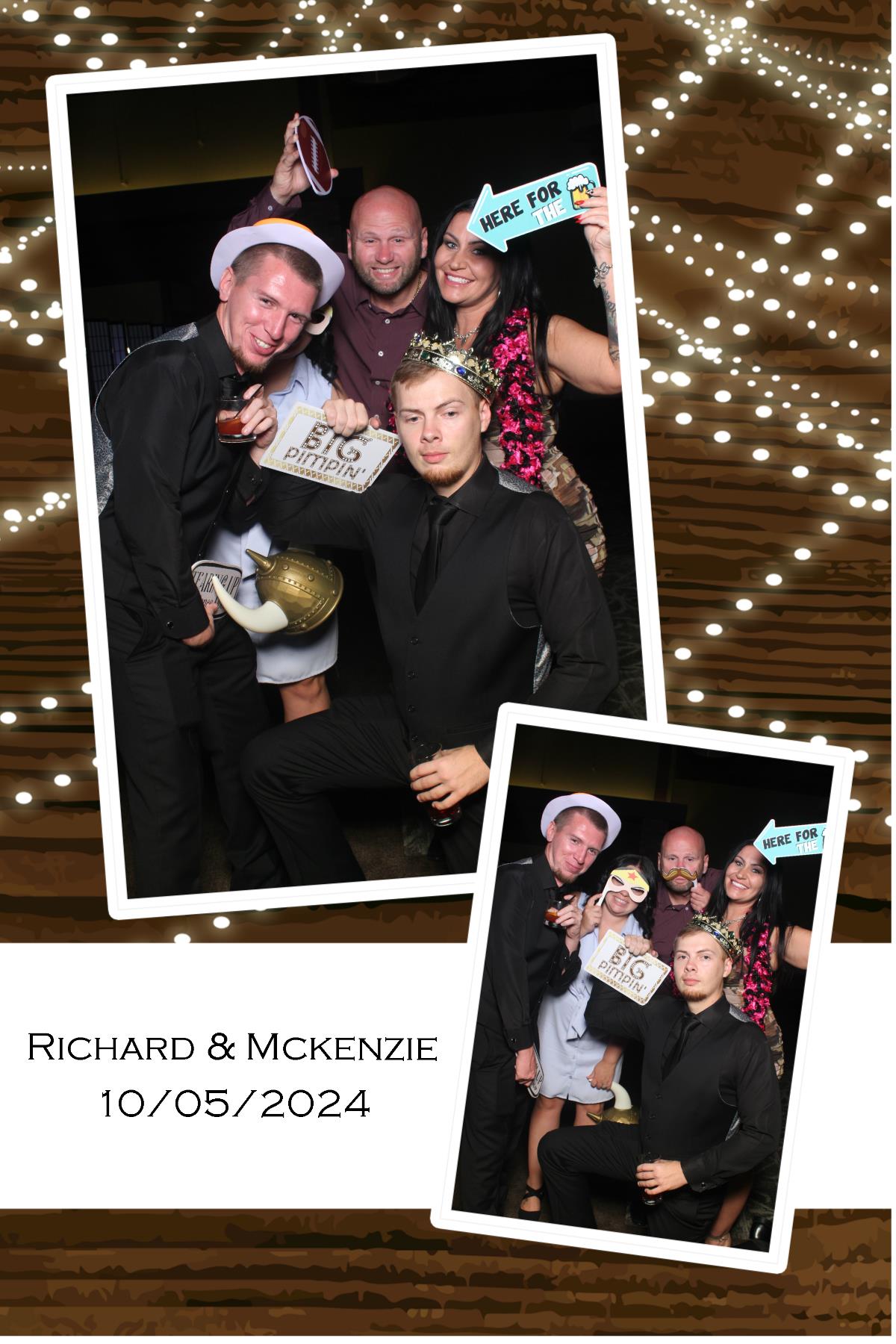 Richard Stevens & McKenzie Breig | View more photos from the event at gallery.photoboothcincy.com/u/PhotoBoothCincy/Richard-Stevens-McKenzie-Breig