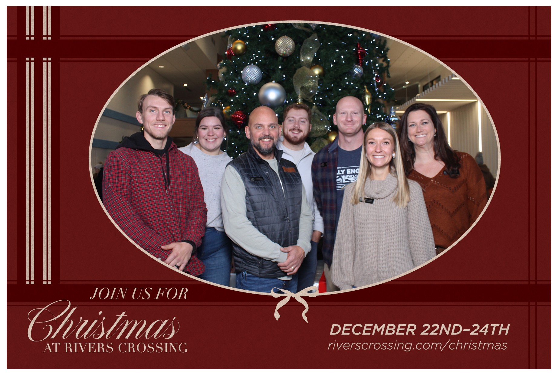 Rivers Crossing Christmas Invite | View more photos from the event at gallery.photoboothcincy.com/u/PhotoBoothCincy/Rivers-Crossing-Christmas-Invite
