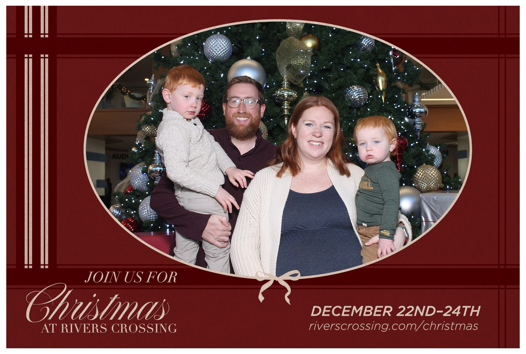 Rivers Crossing Christmas Invite | View more photos from the event at gallery.photoboothcincy.com/u/PhotoBoothCincy/Rivers-Crossing-Christmas-Invite