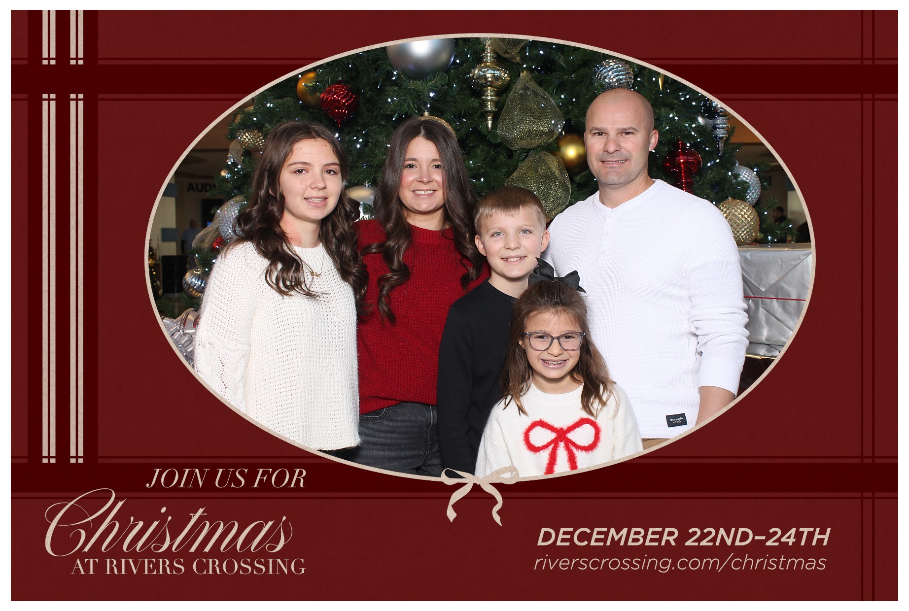 Rivers Crossing Christmas Invite | View more photos from the event at gallery.photoboothcincy.com/u/PhotoBoothCincy/Rivers-Crossing-Christmas-Invite