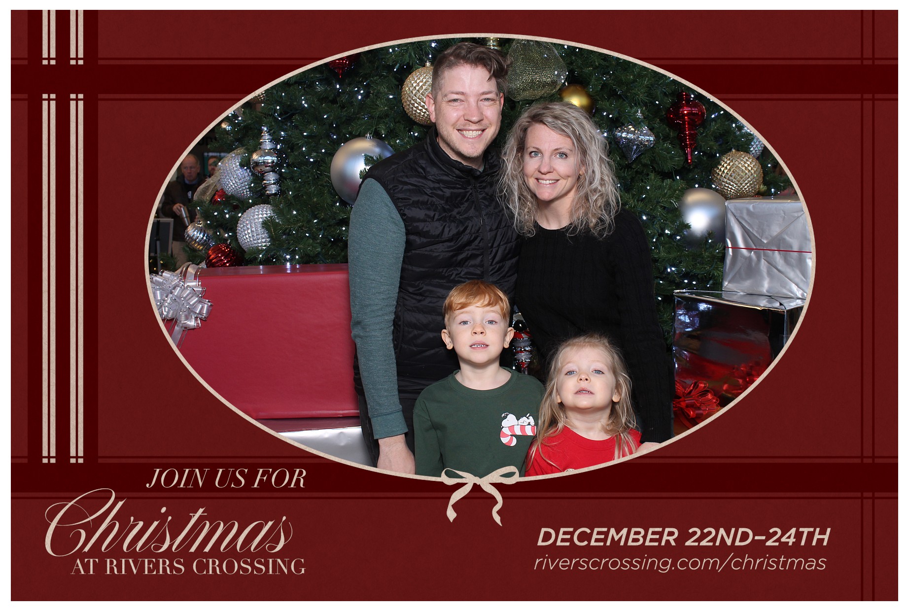 Rivers Crossing Christmas Invite | View more photos from the event at gallery.photoboothcincy.com/u/PhotoBoothCincy/Rivers-Crossing-Christmas-Invite