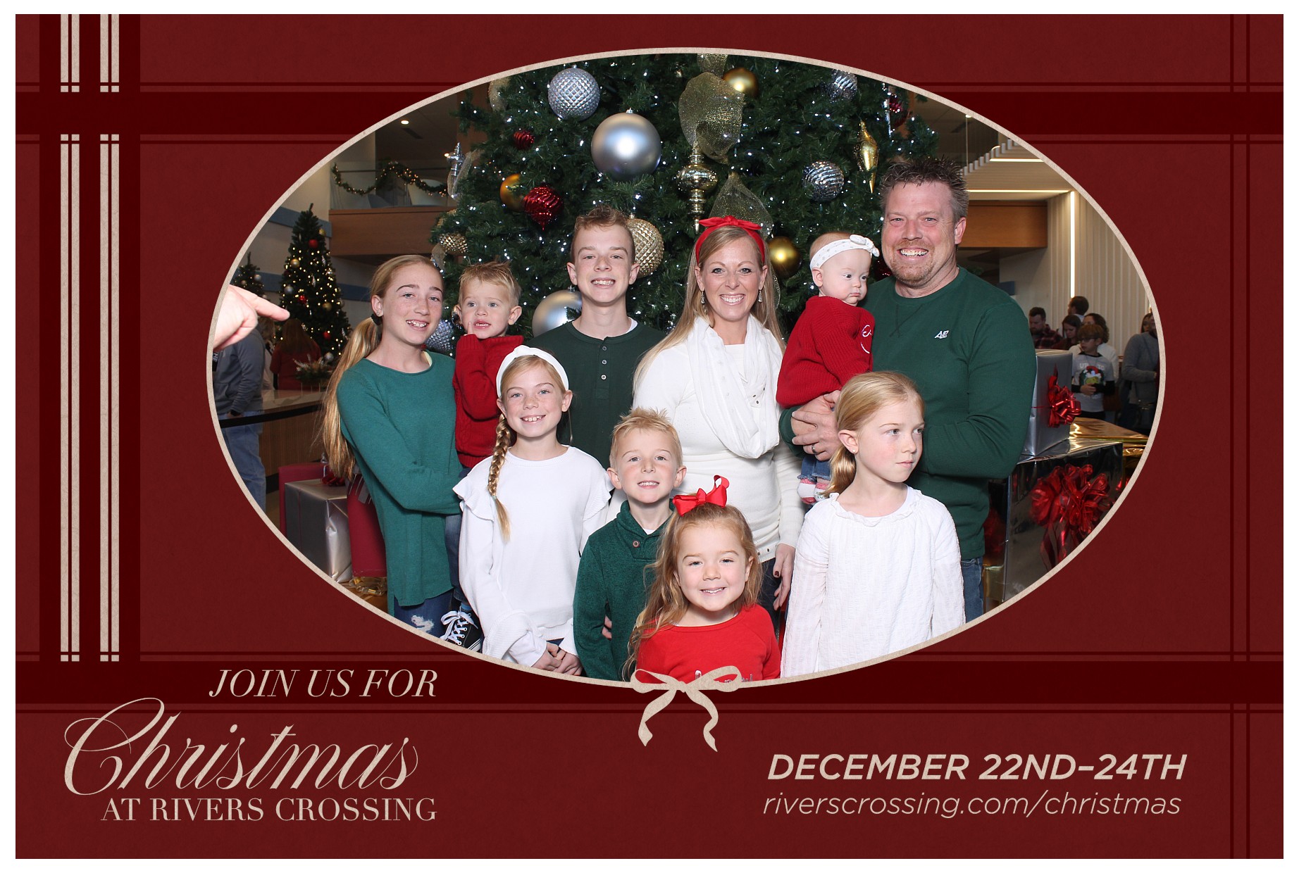 Rivers Crossing Christmas Invite | View more photos from the event at gallery.photoboothcincy.com/u/PhotoBoothCincy/Rivers-Crossing-Christmas-Invite