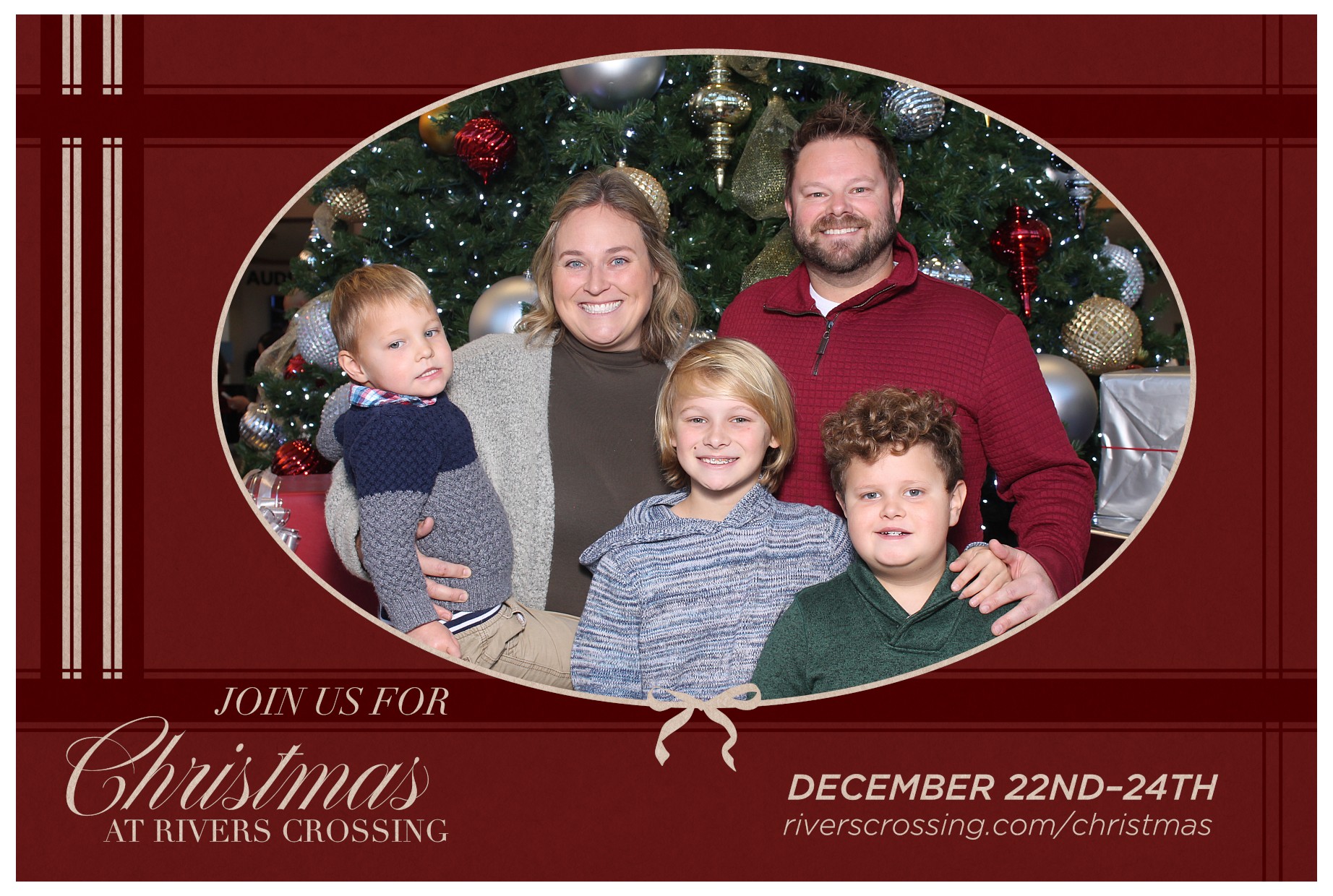 Rivers Crossing Christmas Invite | View more photos from the event at gallery.photoboothcincy.com/u/PhotoBoothCincy/Rivers-Crossing-Christmas-Invite