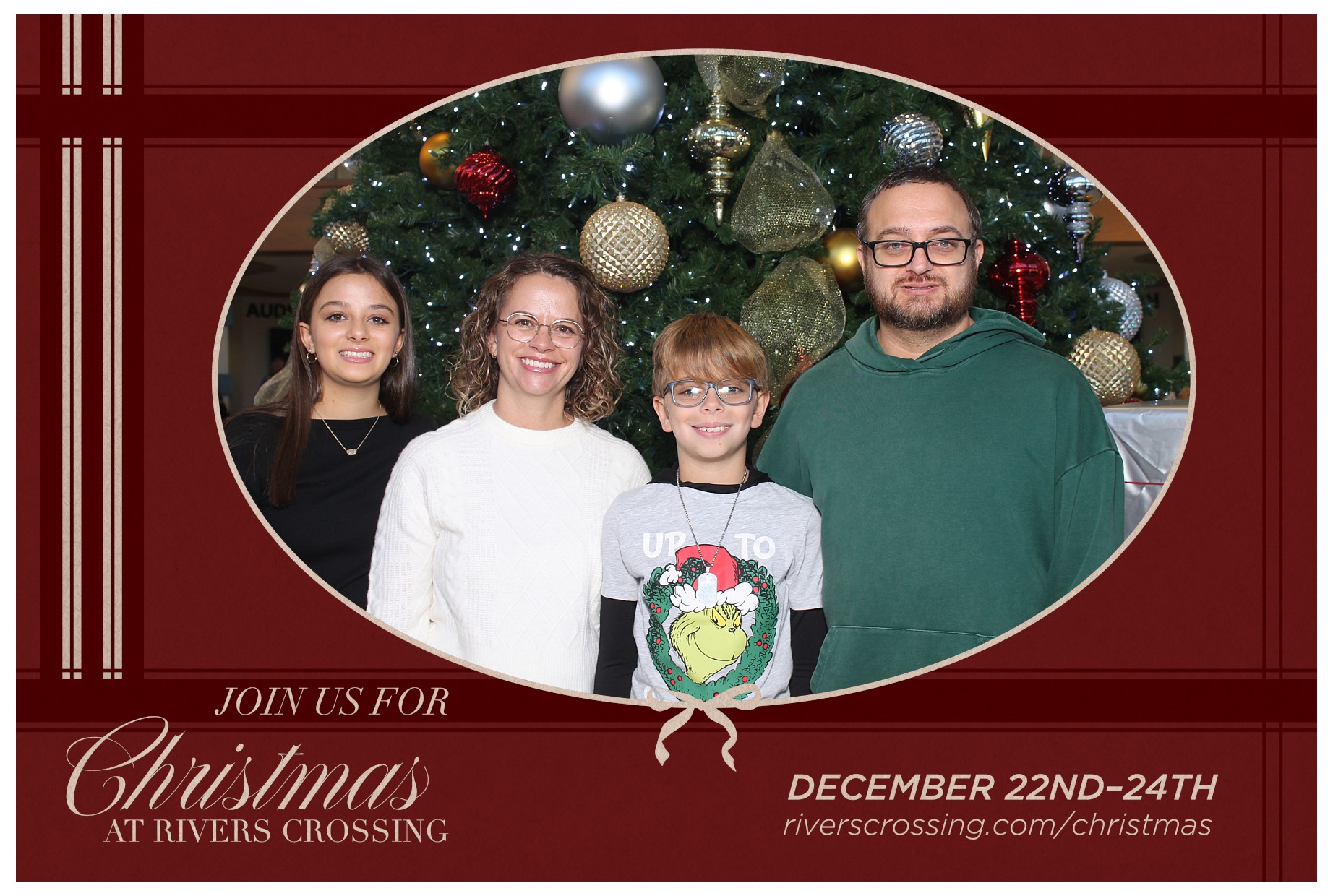 Rivers Crossing Christmas Invite | View more photos from the event at gallery.photoboothcincy.com/u/PhotoBoothCincy/Rivers-Crossing-Christmas-Invite