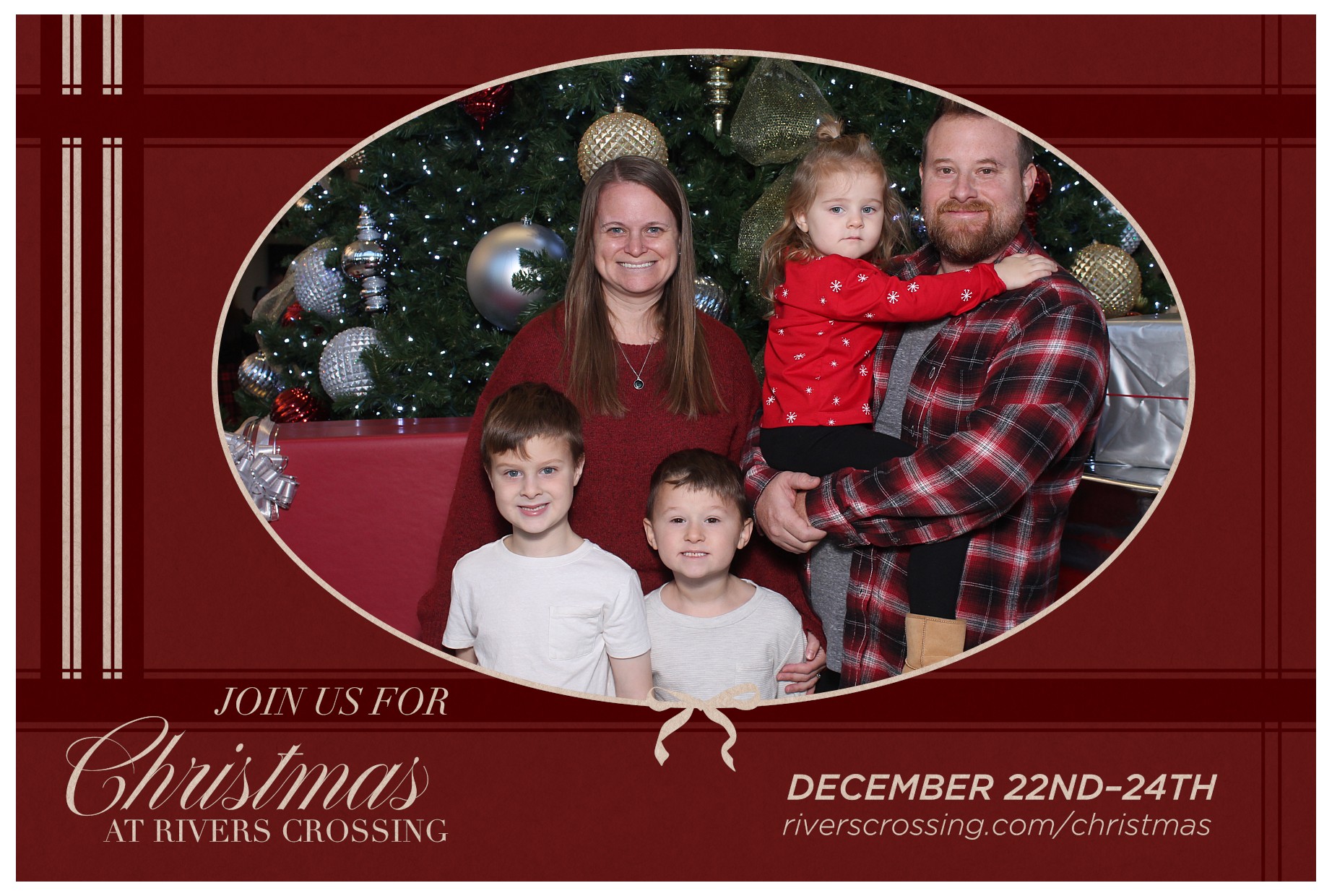 Rivers Crossing Christmas Invite | View more photos from the event at gallery.photoboothcincy.com/u/PhotoBoothCincy/Rivers-Crossing-Christmas-Invite
