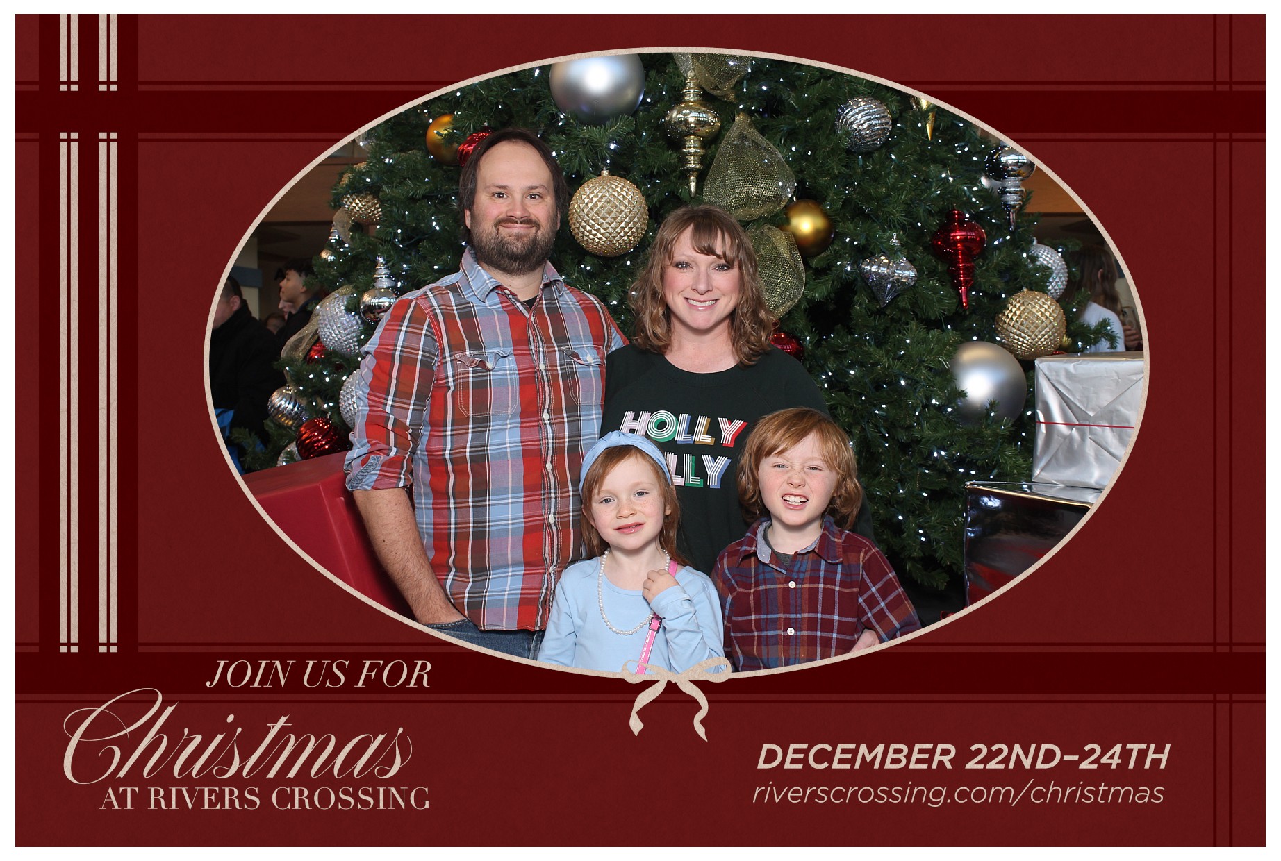 Rivers Crossing Christmas Invite | View more photos from the event at gallery.photoboothcincy.com/u/PhotoBoothCincy/Rivers-Crossing-Christmas-Invite