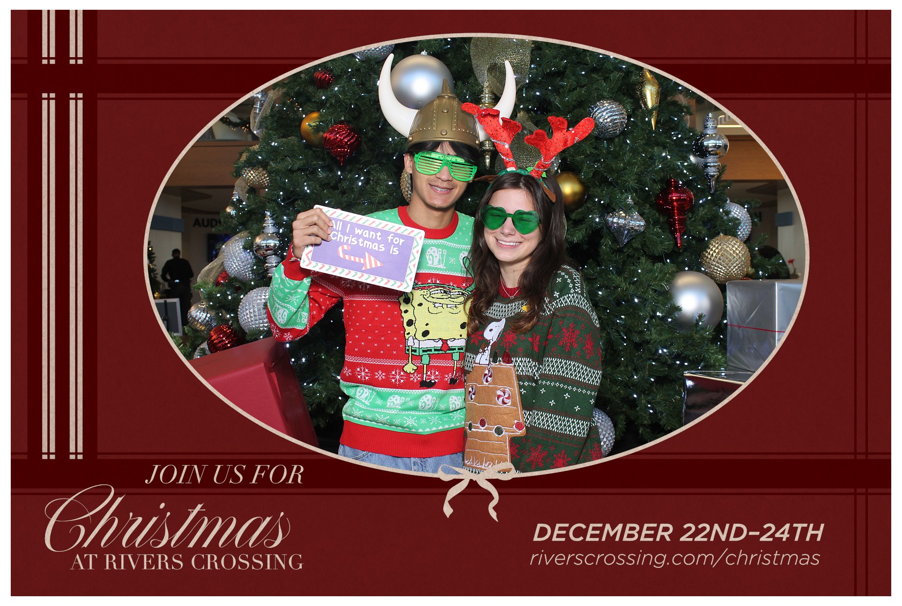 Rivers Crossing Christmas Invite | View more photos from the event at gallery.photoboothcincy.com/u/PhotoBoothCincy/Rivers-Crossing-Christmas-Invite