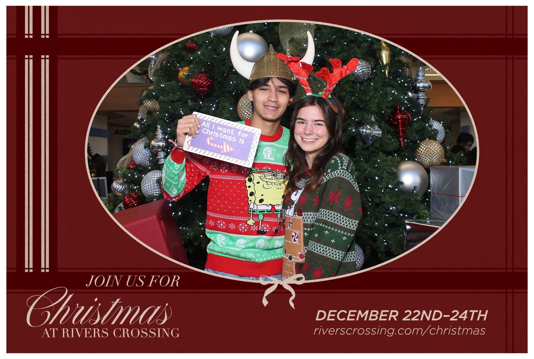 Rivers Crossing Christmas Invite | View more photos from the event at gallery.photoboothcincy.com/u/PhotoBoothCincy/Rivers-Crossing-Christmas-Invite