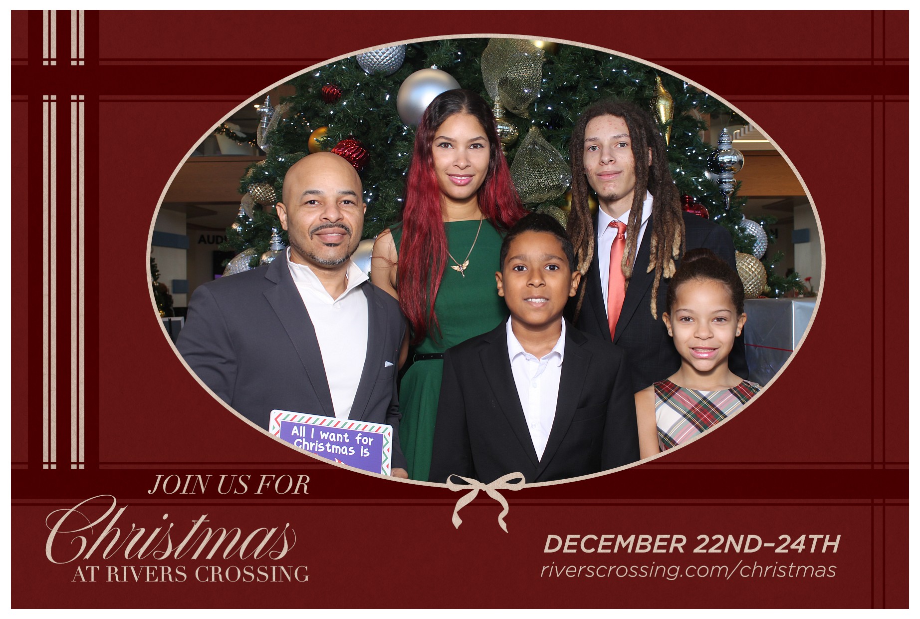 Rivers Crossing Christmas Invite | View more photos from the event at gallery.photoboothcincy.com/u/PhotoBoothCincy/Rivers-Crossing-Christmas-Invite