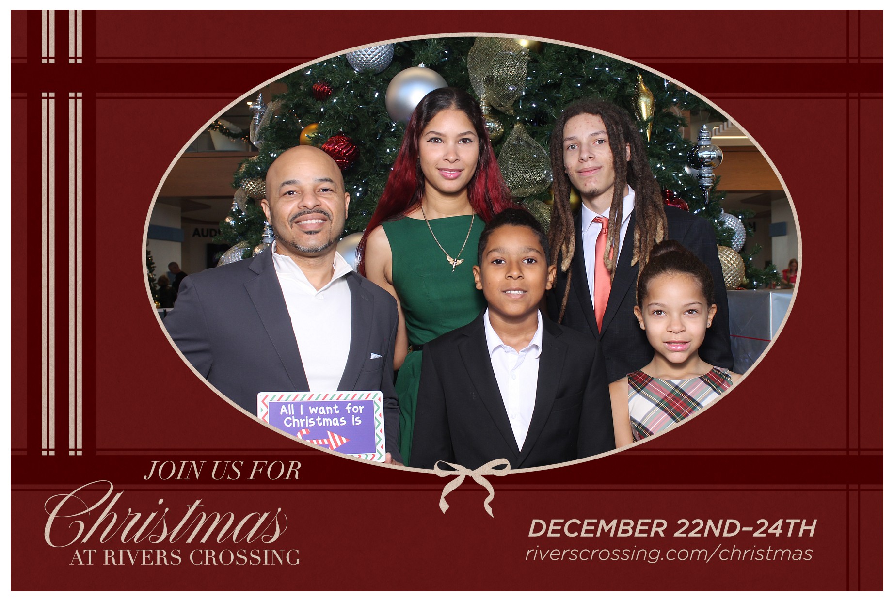 Rivers Crossing Christmas Invite | View more photos from the event at gallery.photoboothcincy.com/u/PhotoBoothCincy/Rivers-Crossing-Christmas-Invite