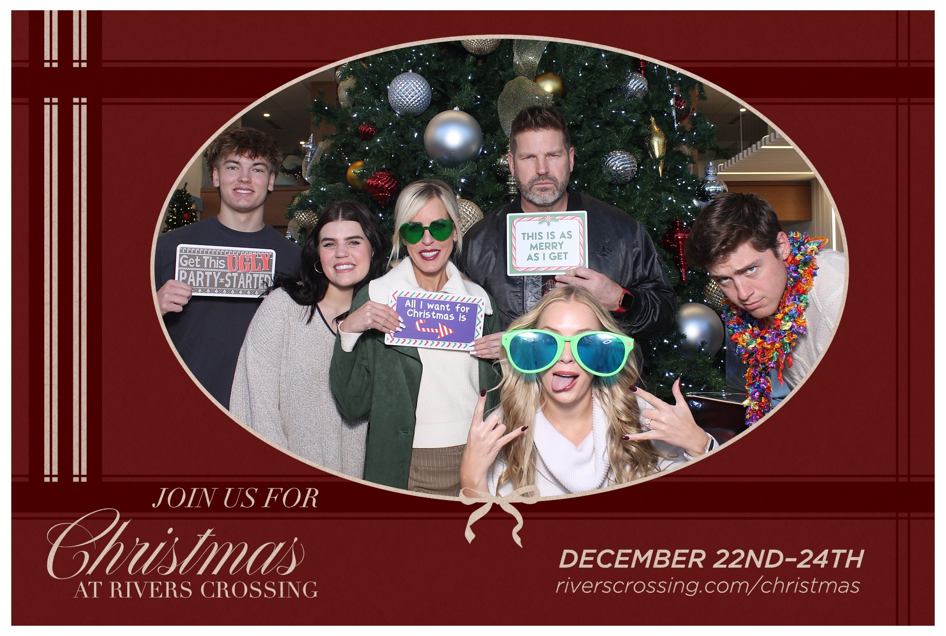 Rivers Crossing Christmas Invite | View more photos from the event at gallery.photoboothcincy.com/u/PhotoBoothCincy/Rivers-Crossing-Christmas-Invite
