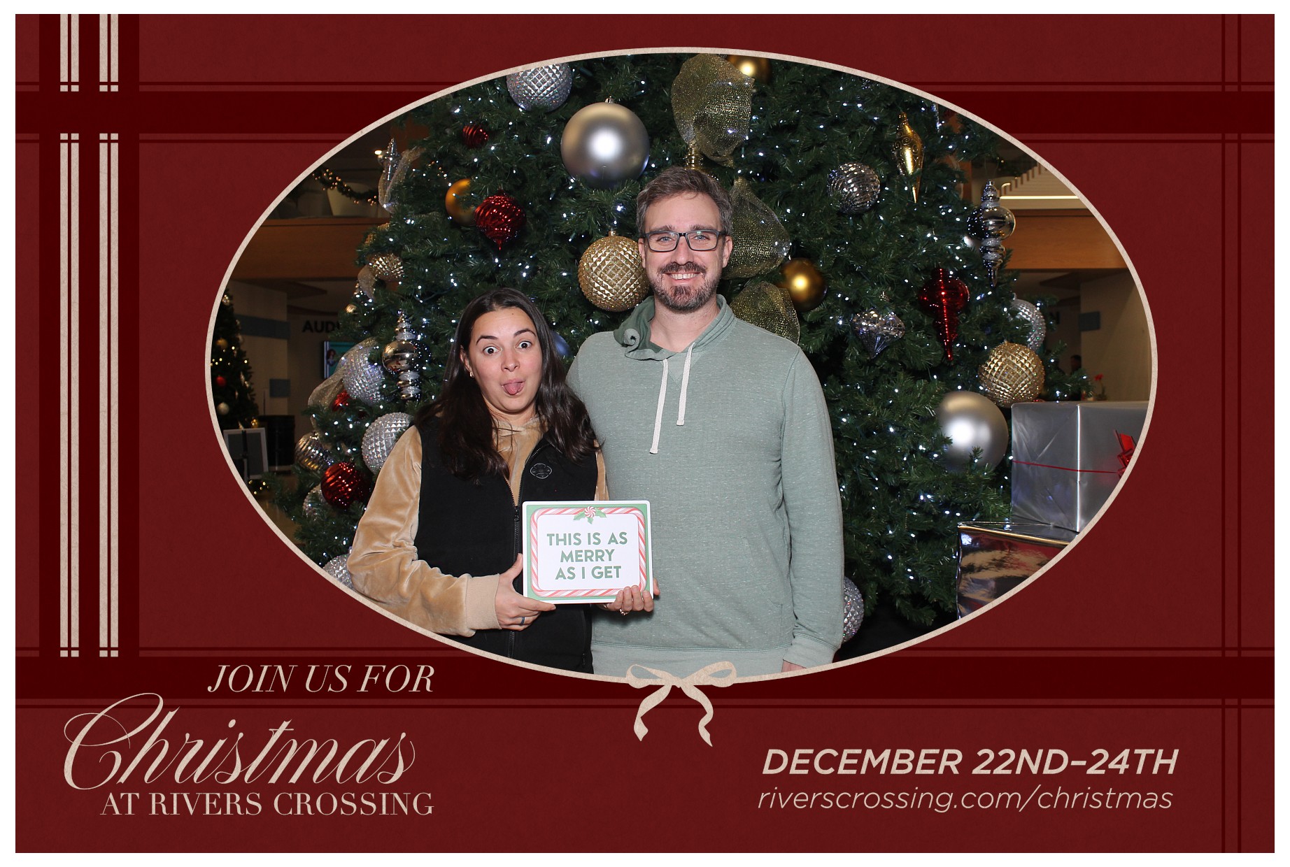 Rivers Crossing Christmas Invite | View more photos from the event at gallery.photoboothcincy.com/u/PhotoBoothCincy/Rivers-Crossing-Christmas-Invite