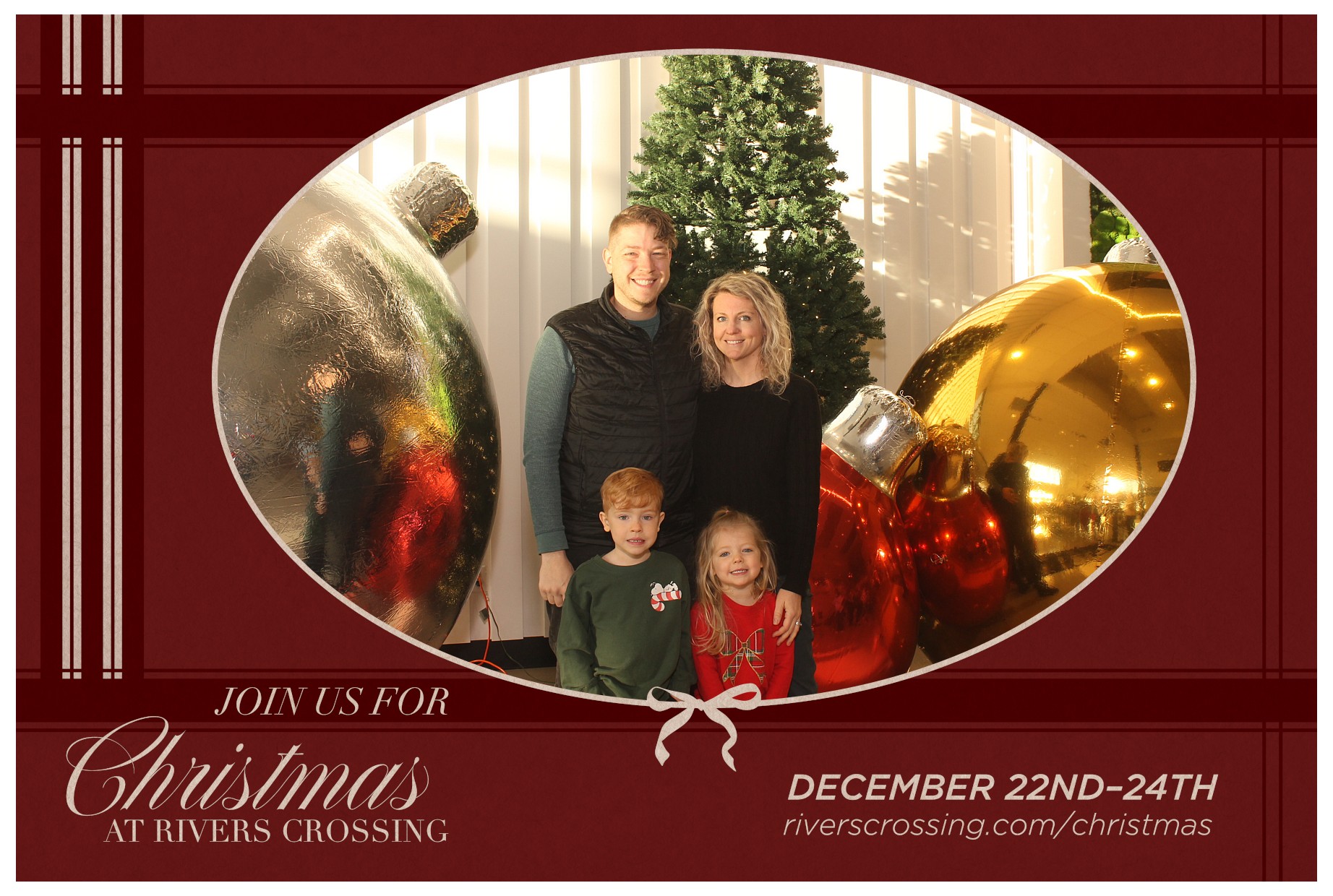 Rivers Crossing Christmas Invite | View more photos from the event at gallery.photoboothcincy.com/u/PhotoBoothCincy/Rivers-Crossing-Christmas-Invite