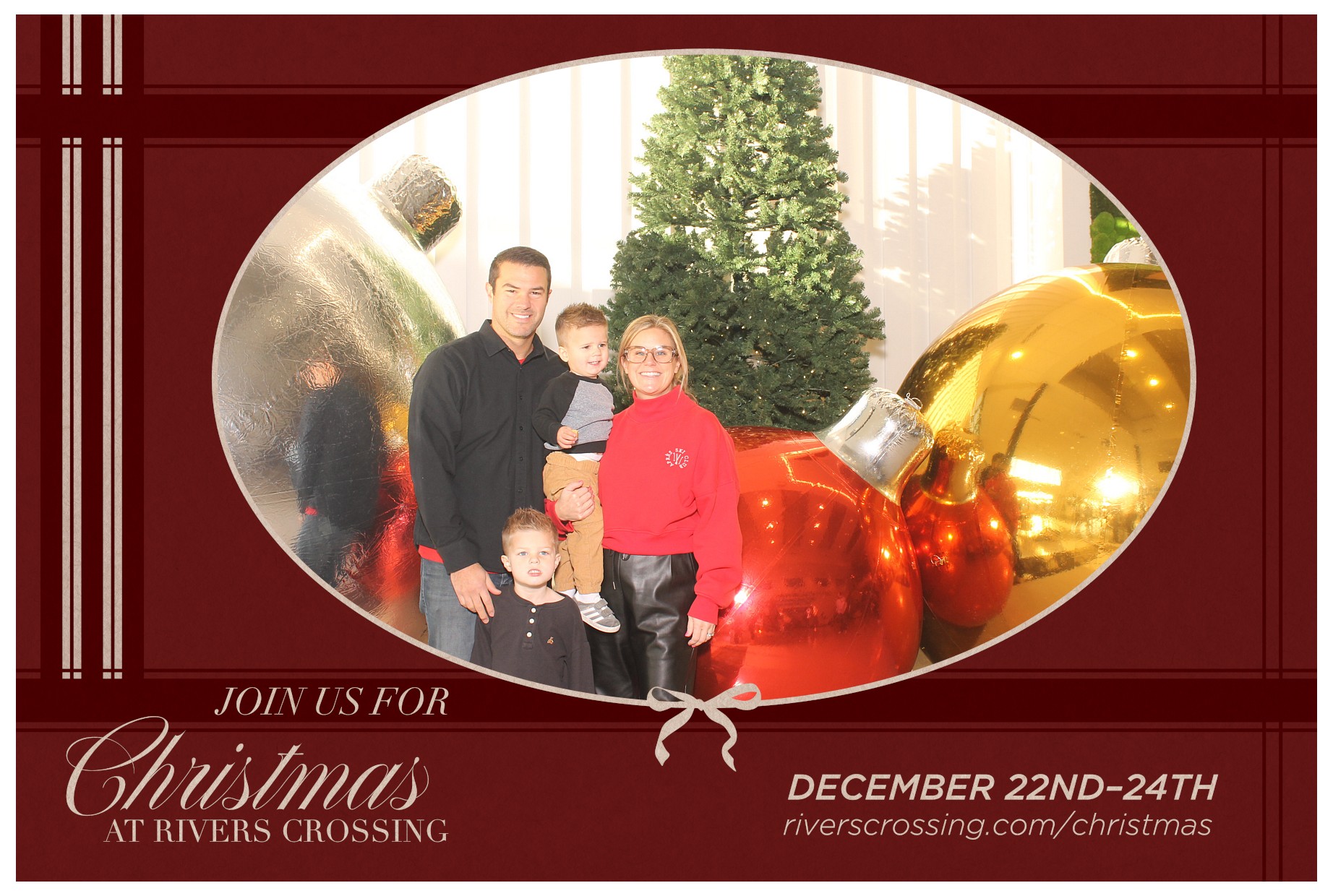 Rivers Crossing Christmas Invite | View more photos from the event at gallery.photoboothcincy.com/u/PhotoBoothCincy/Rivers-Crossing-Christmas-Invite