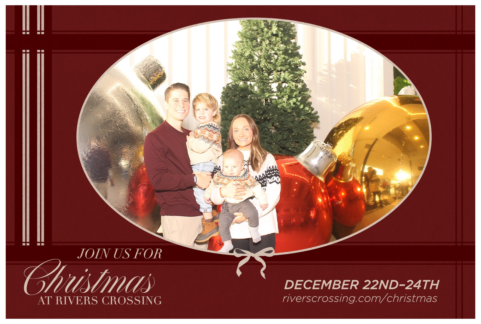 Rivers Crossing Christmas Invite | View more photos from the event at gallery.photoboothcincy.com/u/PhotoBoothCincy/Rivers-Crossing-Christmas-Invite