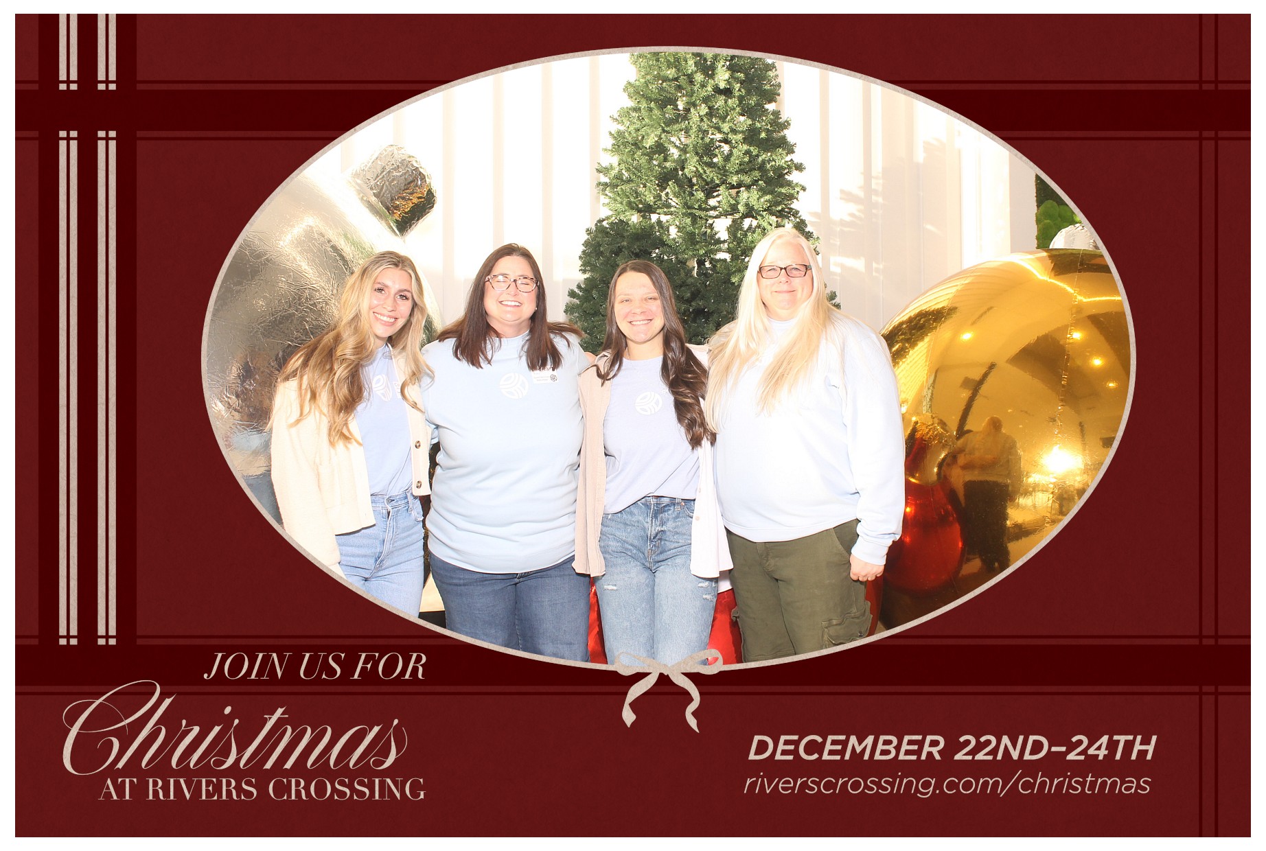Rivers Crossing Christmas Invite | View more photos from the event at gallery.photoboothcincy.com/u/PhotoBoothCincy/Rivers-Crossing-Christmas-Invite