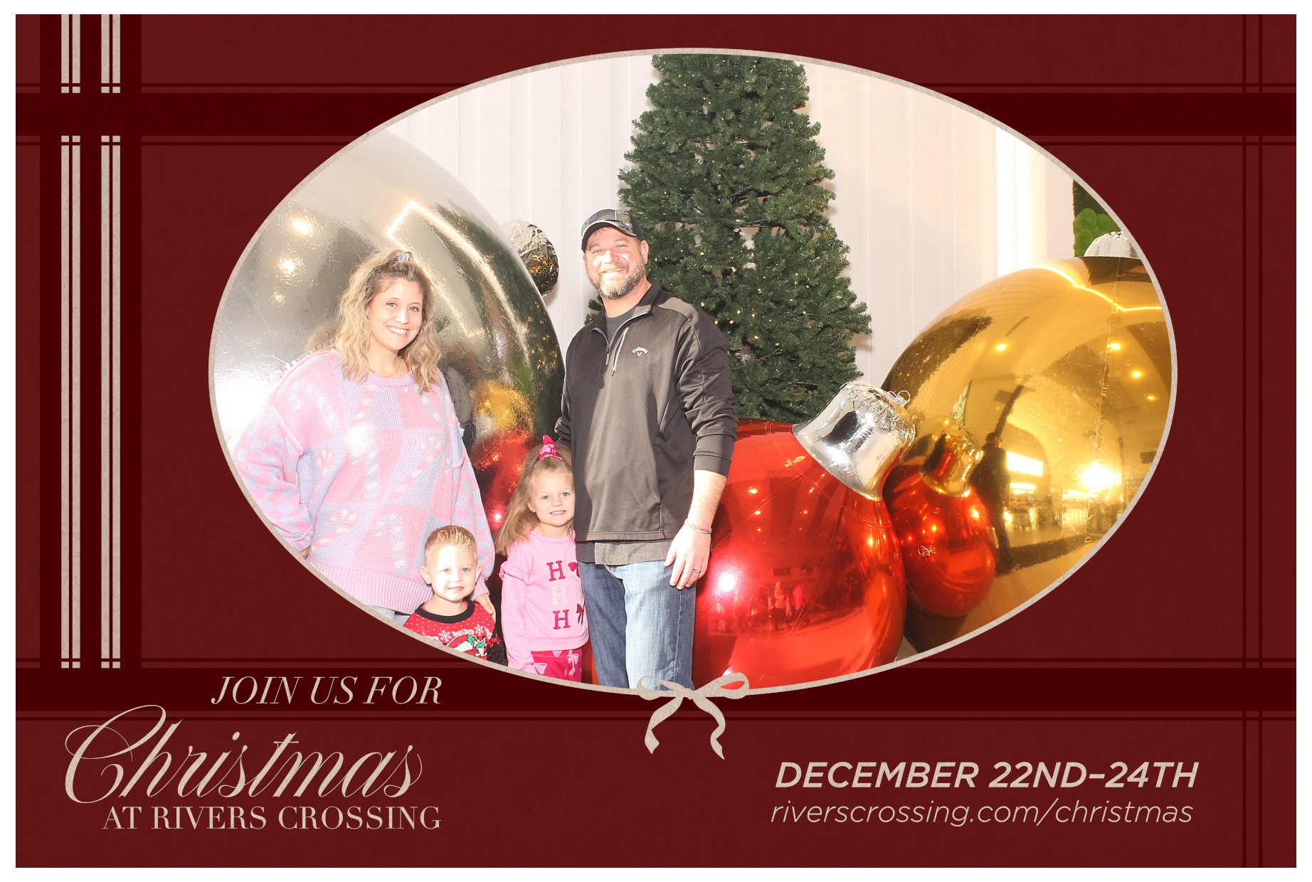 Rivers Crossing Christmas Invite | View more photos from the event at gallery.photoboothcincy.com/u/PhotoBoothCincy/Rivers-Crossing-Christmas-Invite