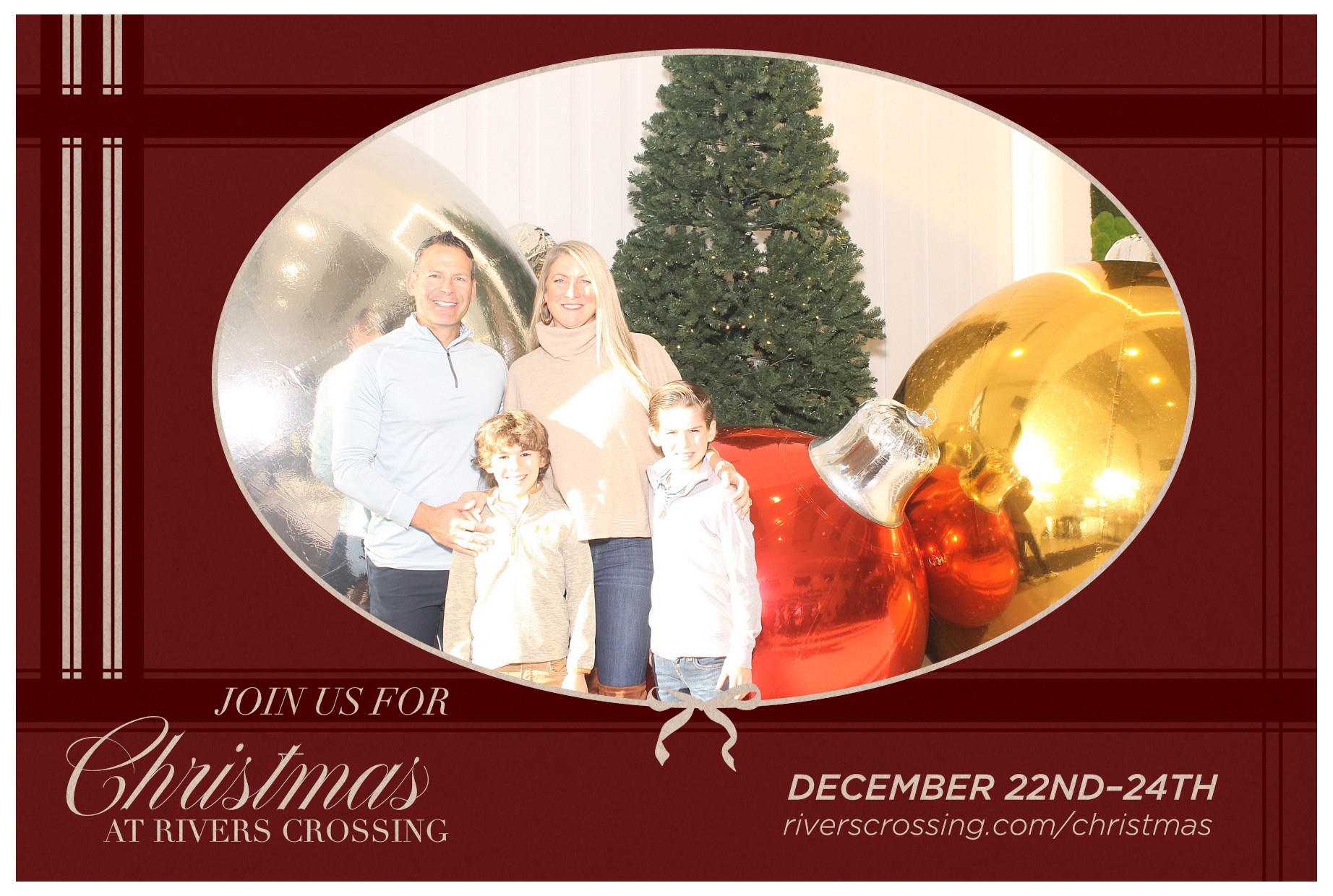Rivers Crossing Christmas Invite | View more photos from the event at gallery.photoboothcincy.com/u/PhotoBoothCincy/Rivers-Crossing-Christmas-Invite