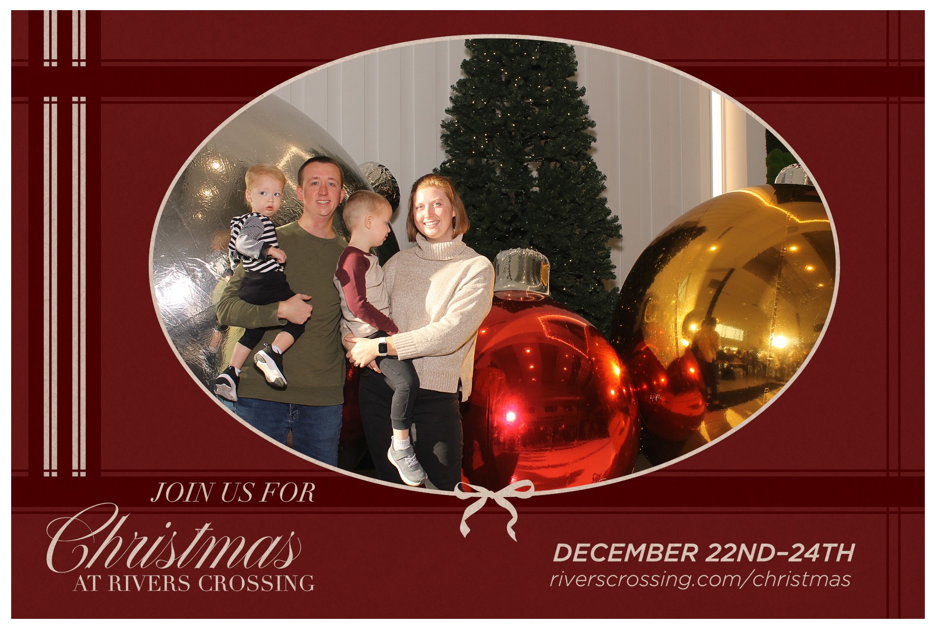 Rivers Crossing Christmas Invite | View more photos from the event at gallery.photoboothcincy.com/u/PhotoBoothCincy/Rivers-Crossing-Christmas-Invite