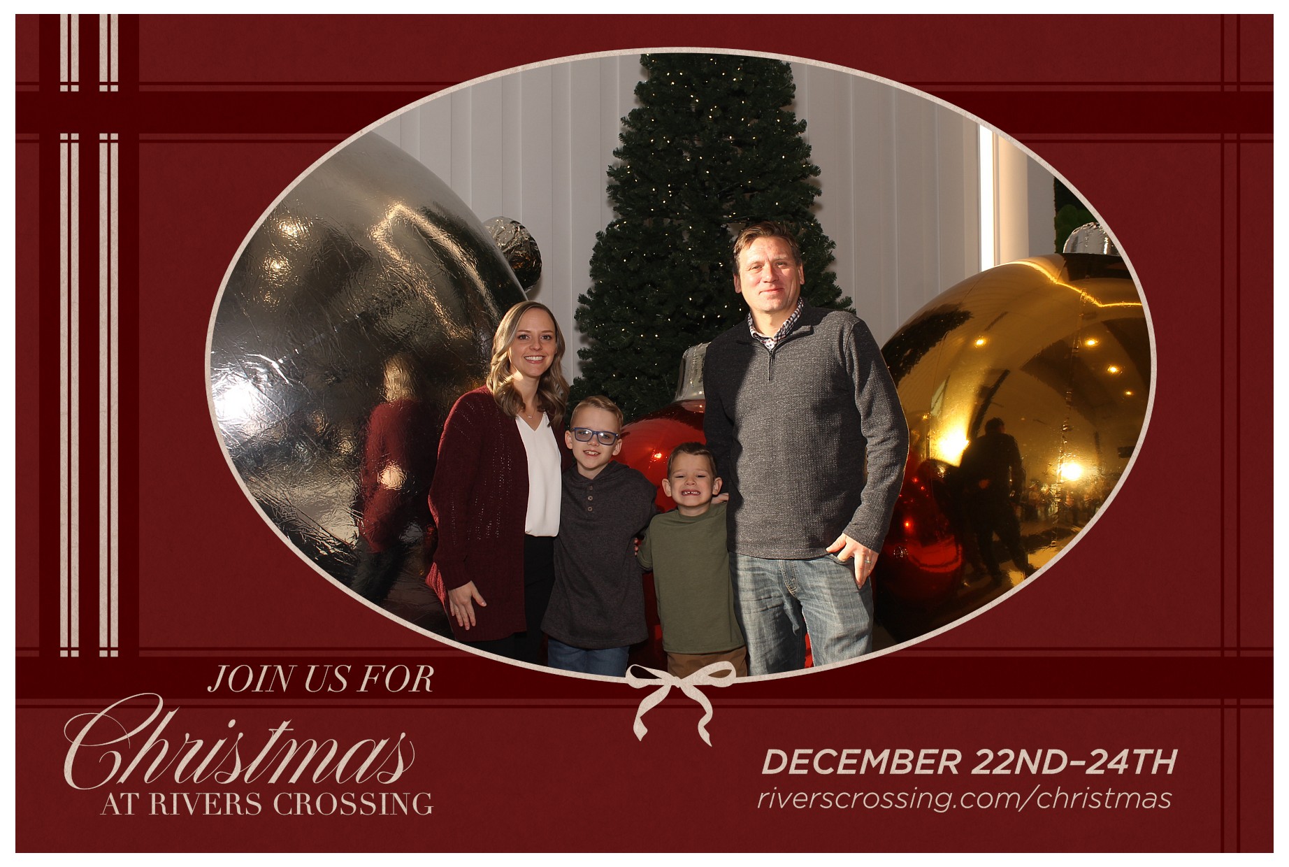 Rivers Crossing Christmas Invite | View more photos from the event at gallery.photoboothcincy.com/u/PhotoBoothCincy/Rivers-Crossing-Christmas-Invite